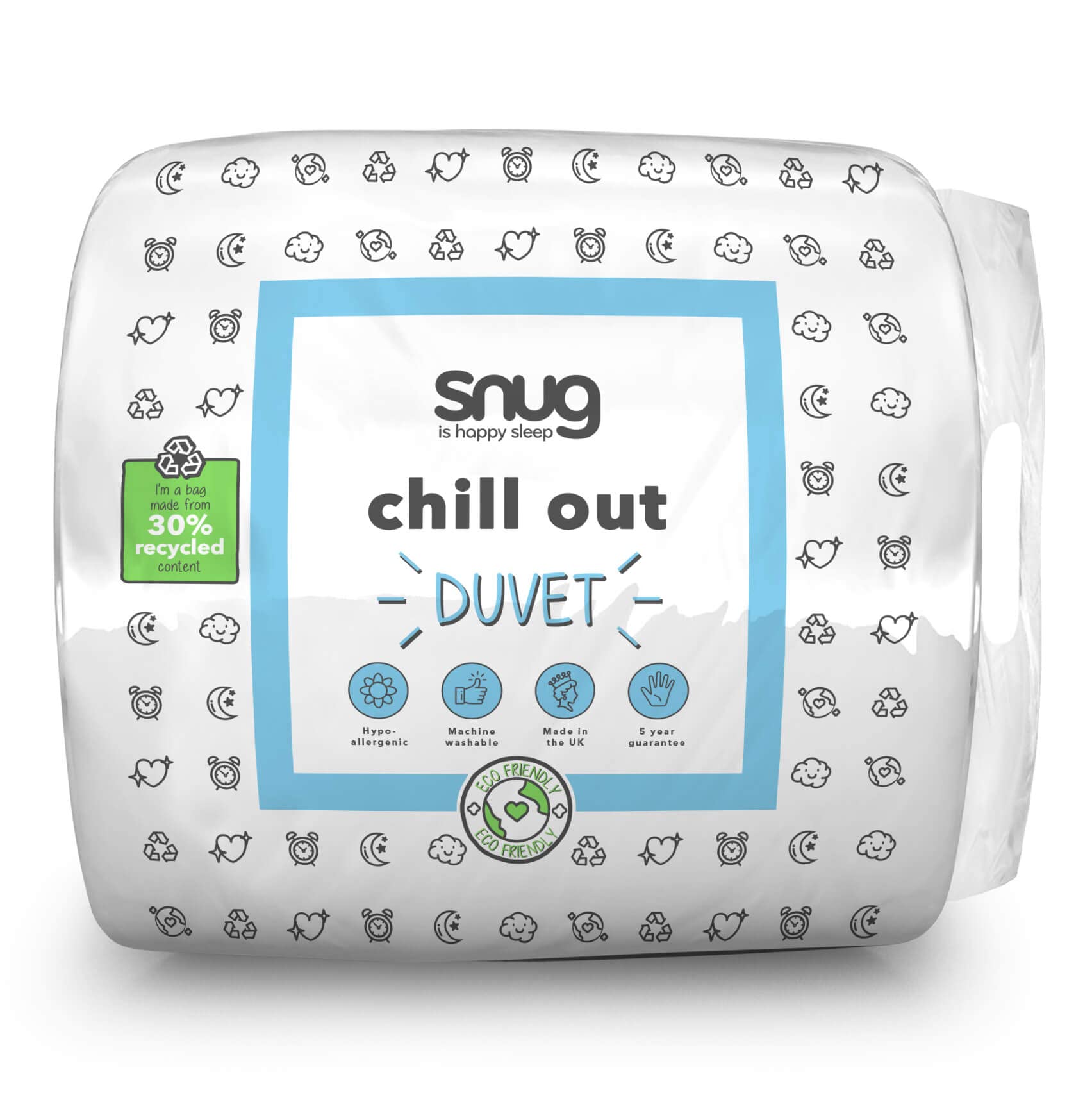 Snug Chill Out Summer Double Duvet – 4.5 Tog Lightweight Summer Quilt Comforter Duvet fo...