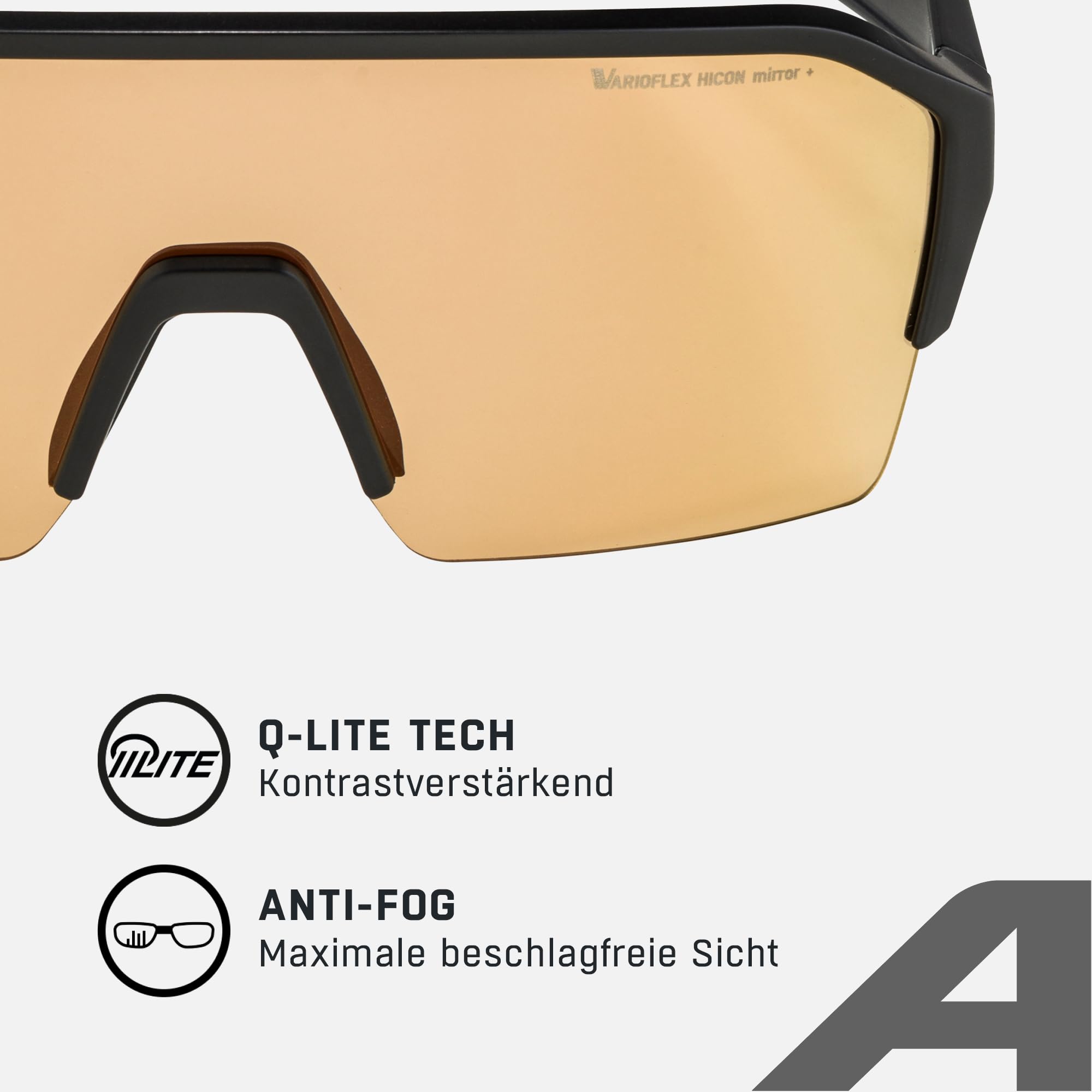 ALPINA Unisex Sport- & Fahrradbrille Sportbrille (1er Pack)