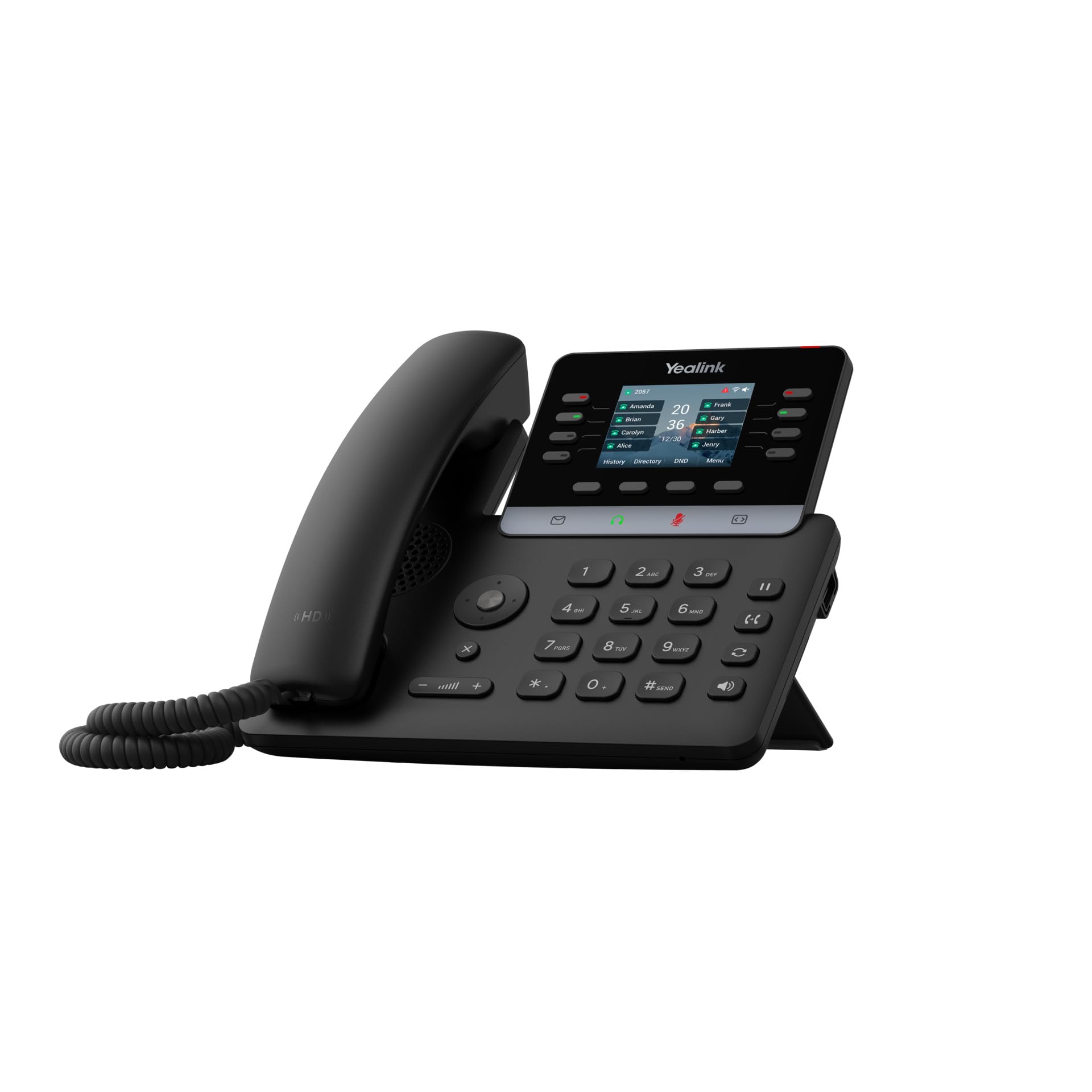 Yealink SIP-T73U IP Phone, 2.8" Colour Display, 12 SIP accounts, Gigabit Ethernet, HD audio