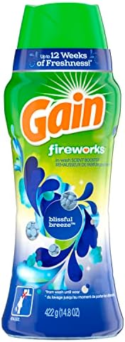 GAIN Fireworks In-wash Scent Booster Beads, Blissful Breeze, 14.8 Oz