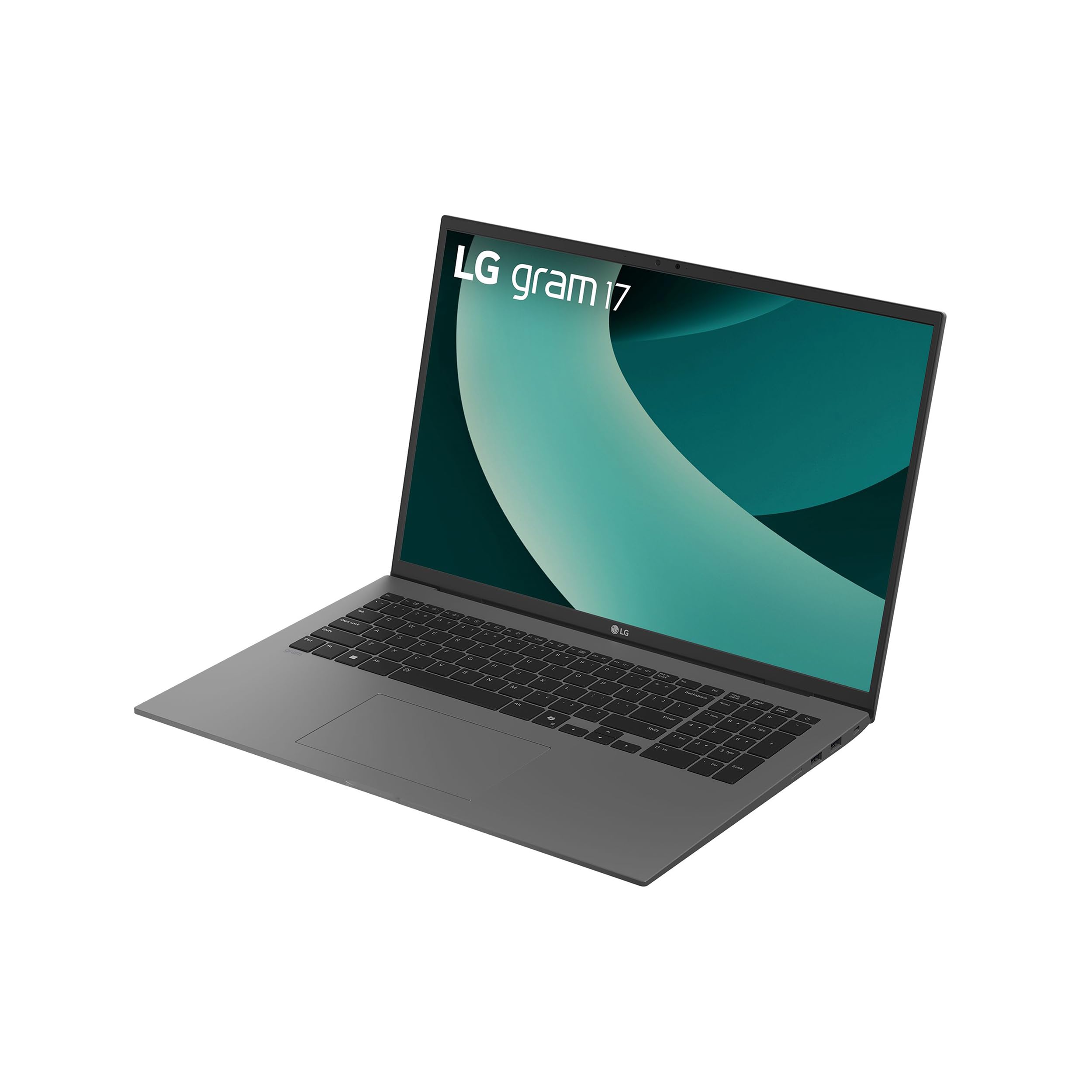 LG gram 17 17Z90TL-G.AU8BG (17 Zoll) IPS Notebook, Intel Core Ultra 7 258V, 32GB RAM, 2TB SSD, Intel Arc™ Graphics 140V, federleicht (1,389 kg), gram AI, Copilot+ PC, 77 Wh, Thunderbolt 4, Schwarz