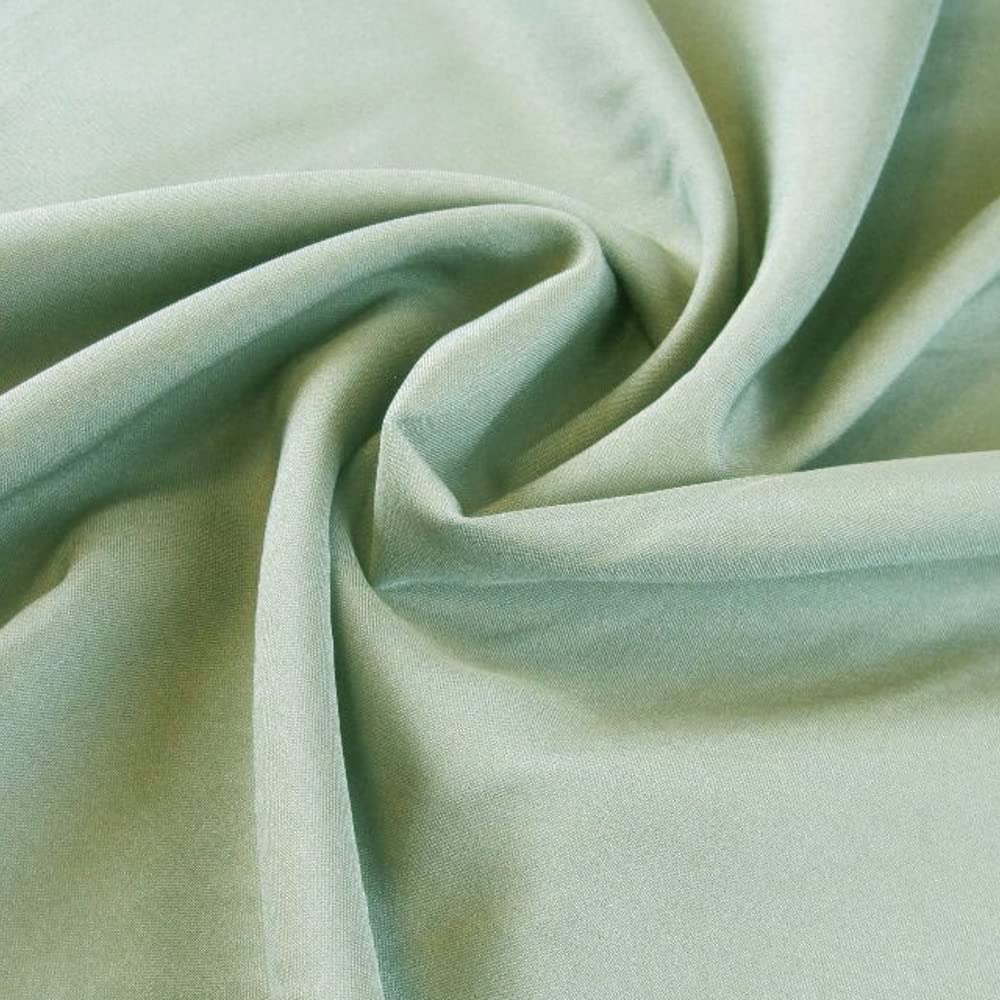 Bi Stretch Dress Suiting Fabric Polyester Backdrop Fabric (per metre) (sage)