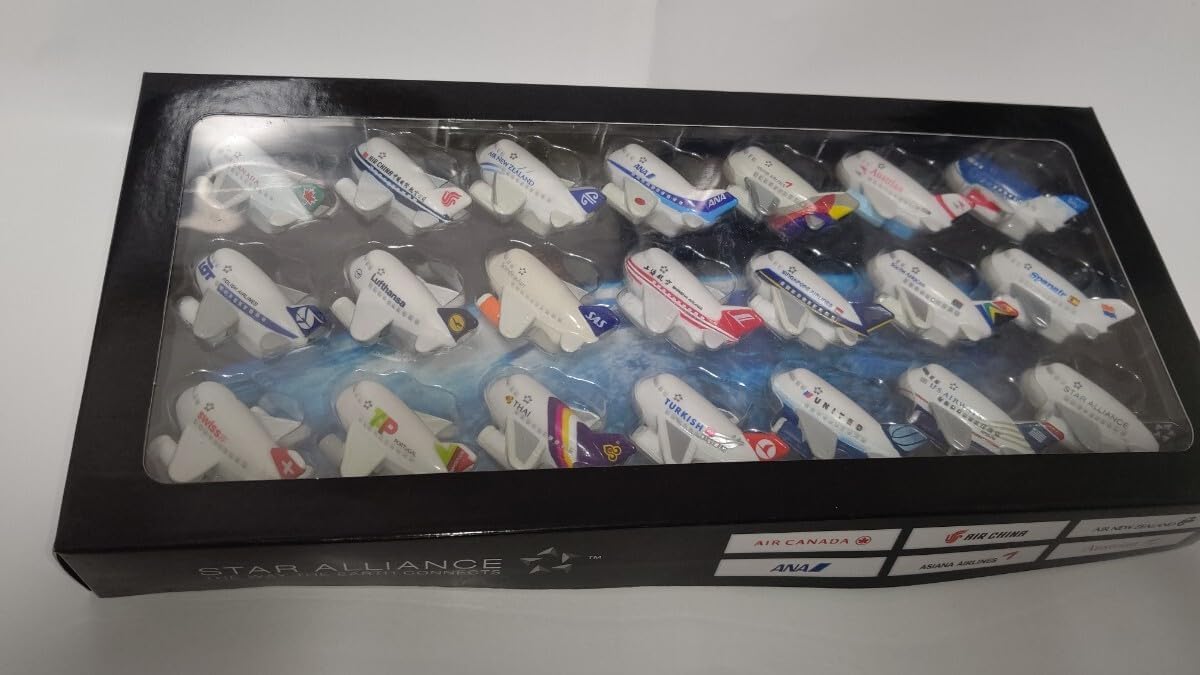 スターアライアンス 飛行機マグネット21個セット 🏒 ana