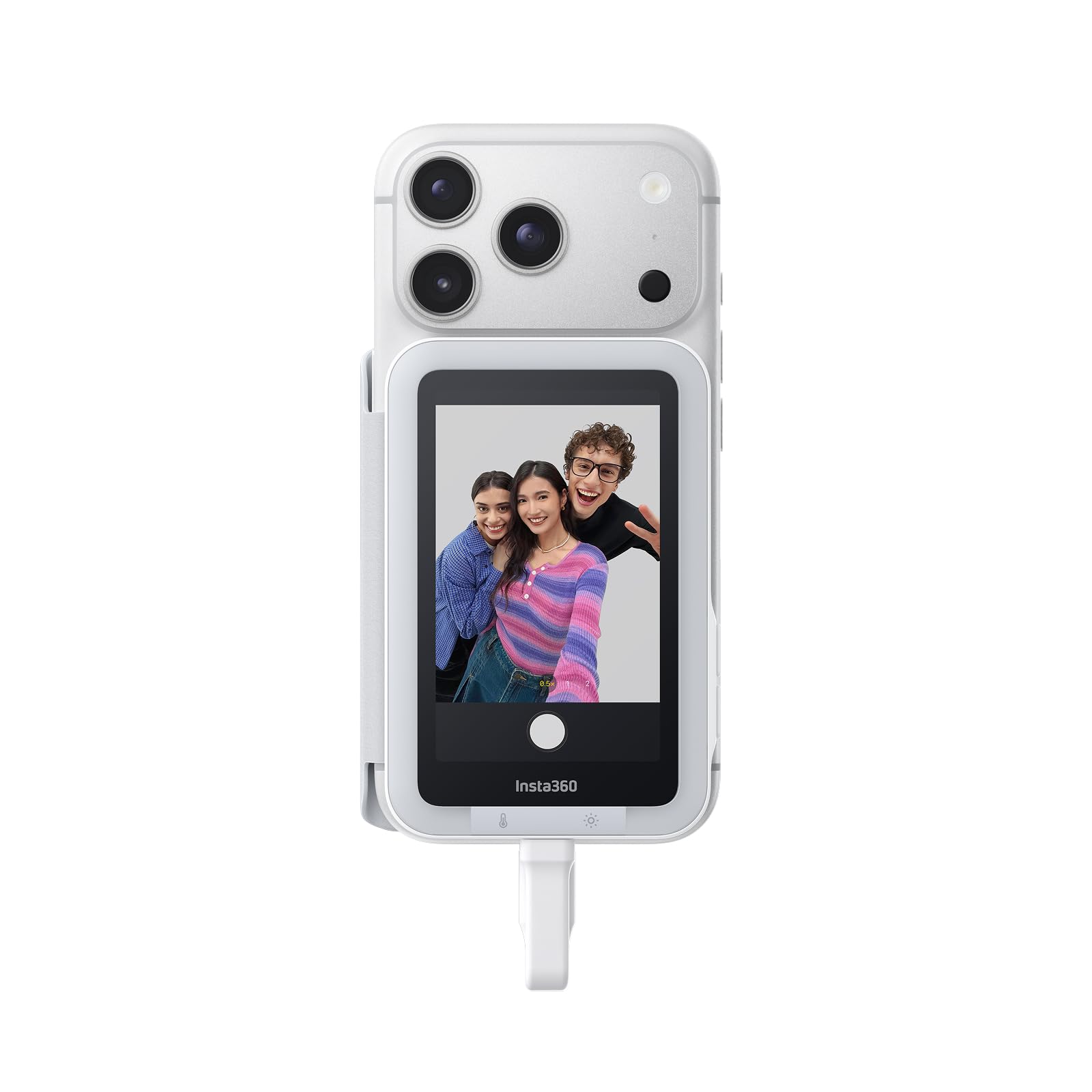 Insta360 Snap ライト付きセルフィースクリーン Amazon.com: Insta360 Snap Selfie Screen with Light - 4K Magnetic