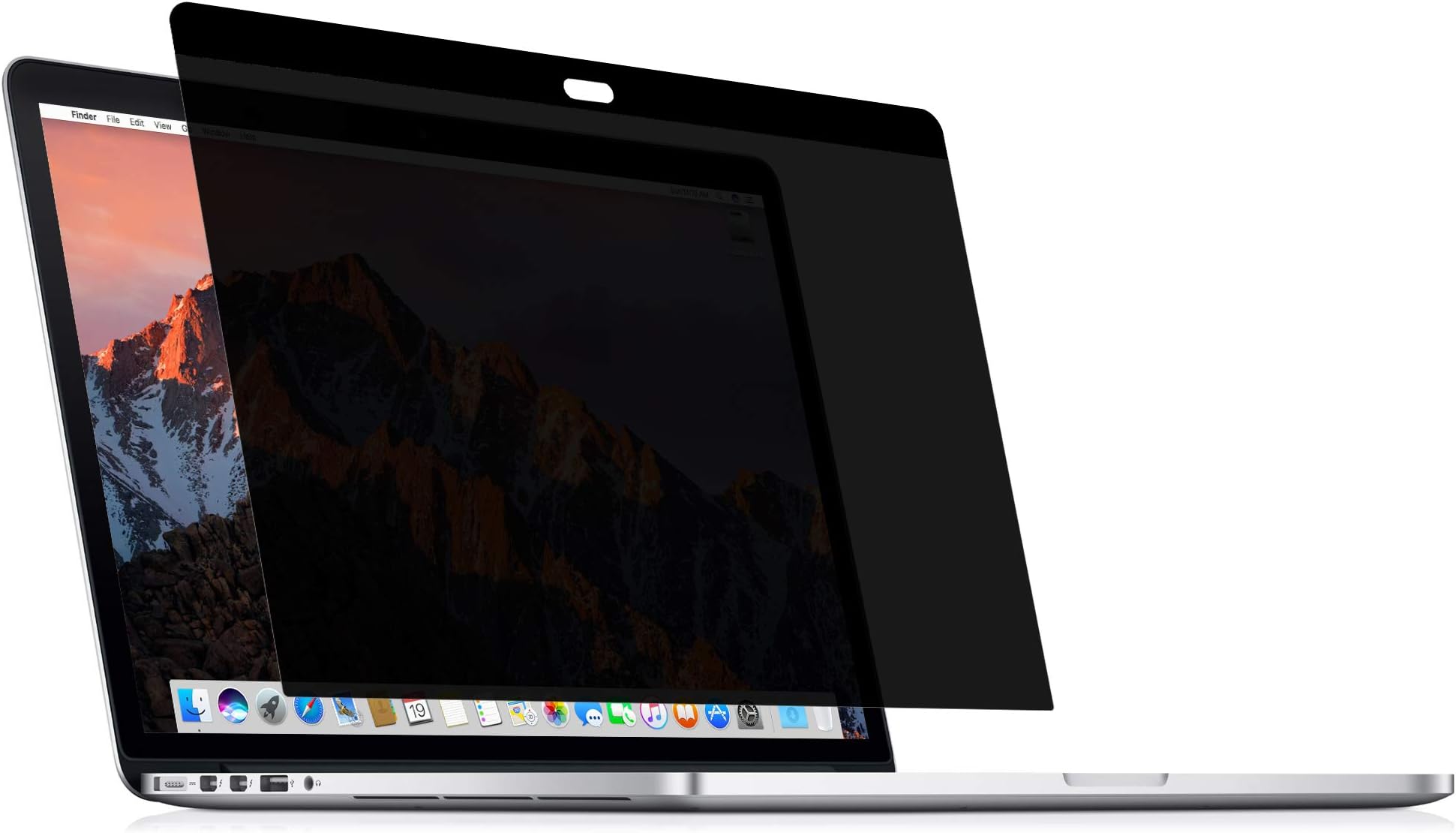 MyGadget Magnetic Screen Protector compatible with Apple MacBook Pro Retina 15 inch - Full Anti Spy Removable Privacy Filter Protection