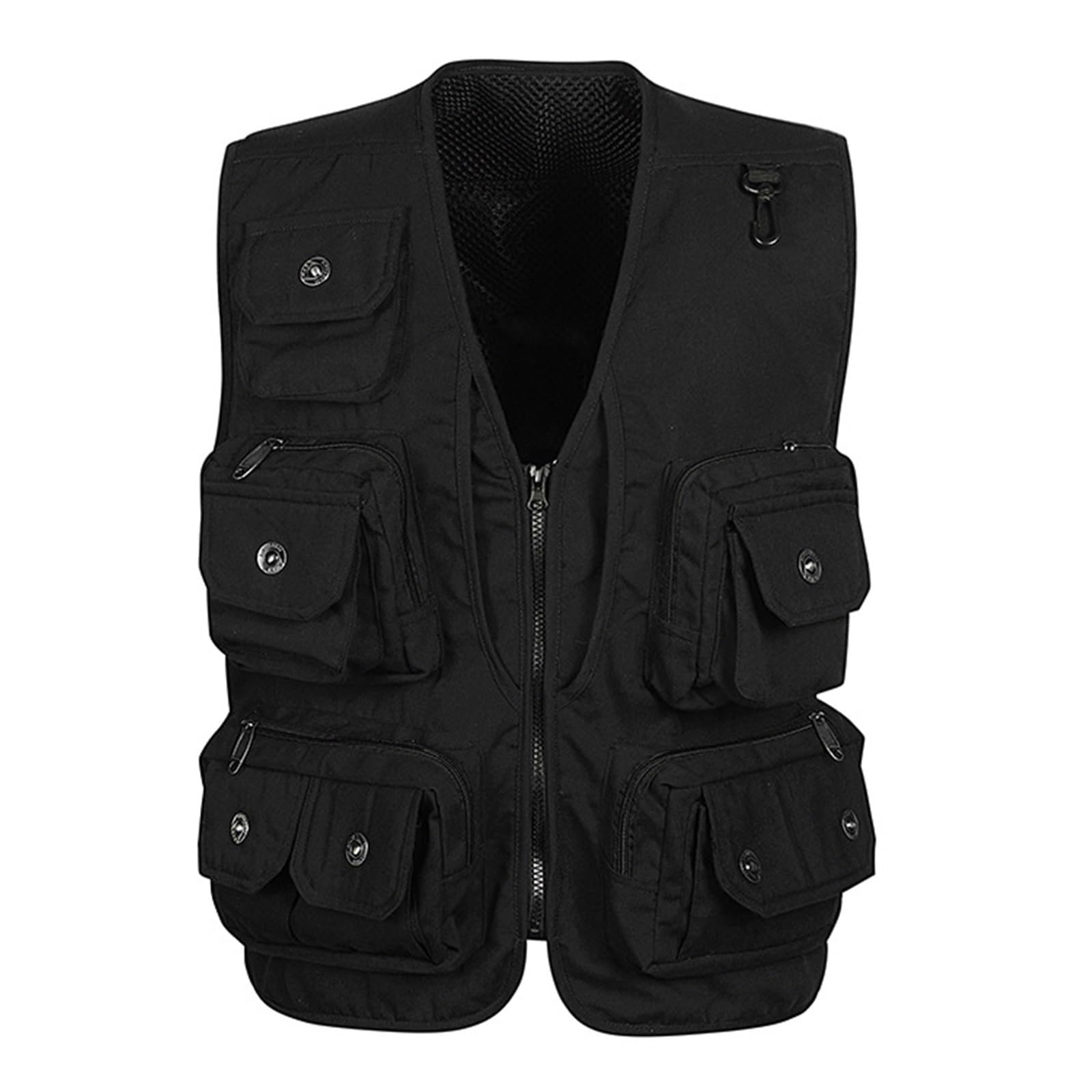 CLSQLXYJZC Gilet Da Pesca Multiuso Da Uomo, Gilet Senza Maniche In Rete Traspirante Casual Estivo Per Fotografia All'aperto Viaggi Lavoro, Giacca Multitasche Casual Senza Maniche Campeggio