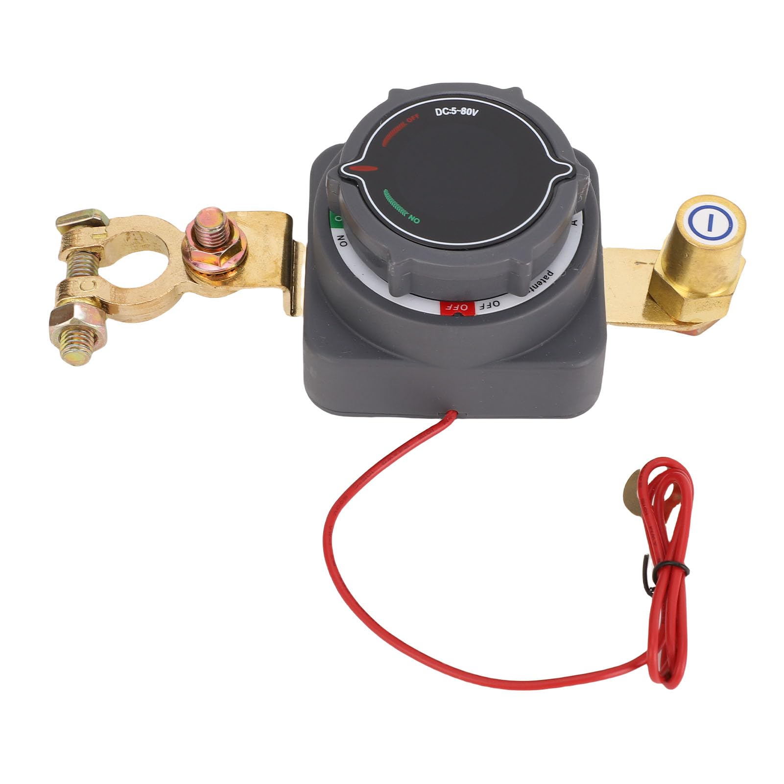 Interruttore Torvex, isolatore dell'interruttore di disconnessione della batteria con display digitale della tensione, interruzione dell'alimentazione per veicoli per auto, yacht
