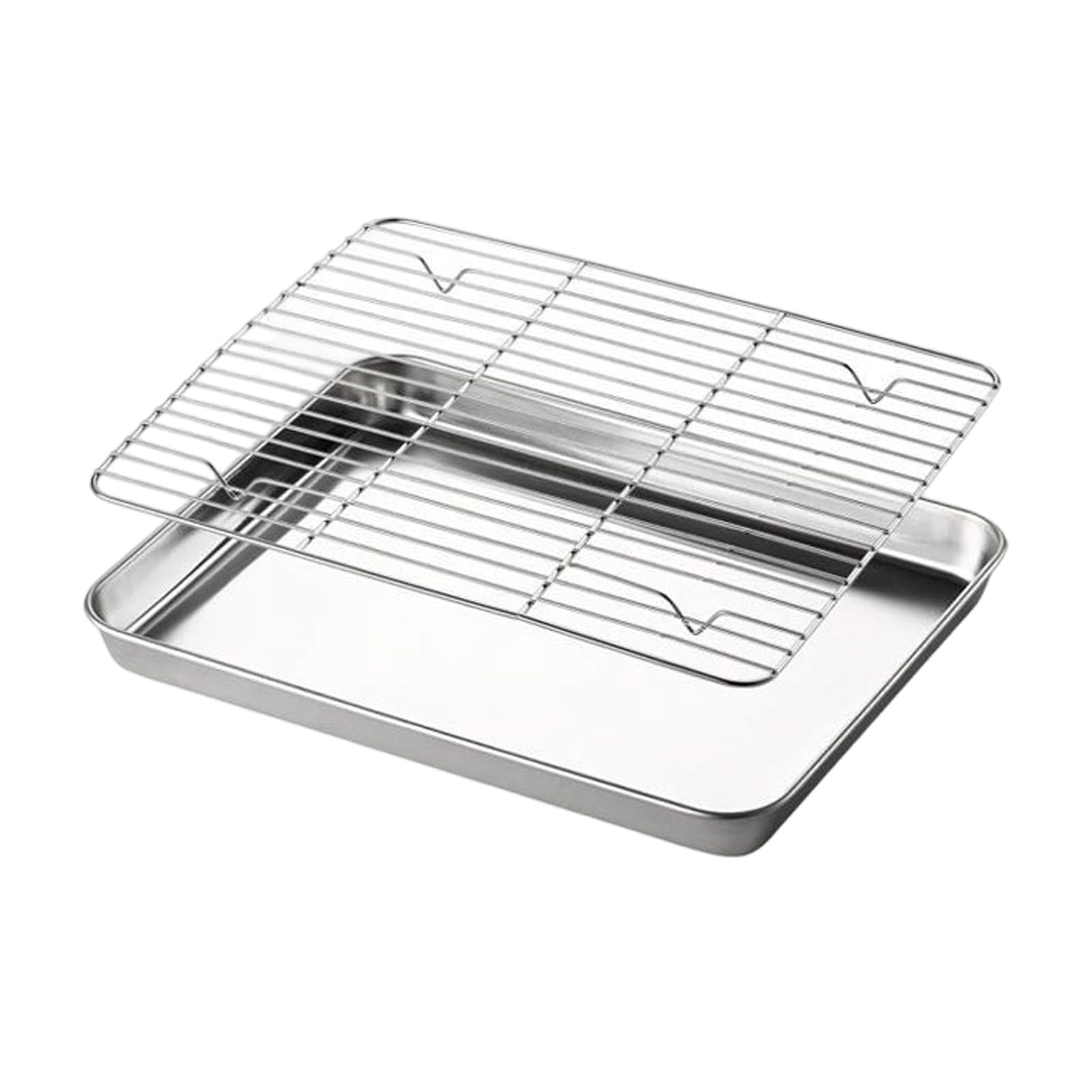 Plaque de cuisson en acier et set de grillage carré pour barbecue de jardin