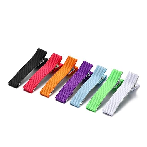 Miniatura 4 de 10 unidslote plana de una sola punta de metal cocodrilo dientes clip de pelo pasadores color caramelo horquillas para bricolaje joyería base