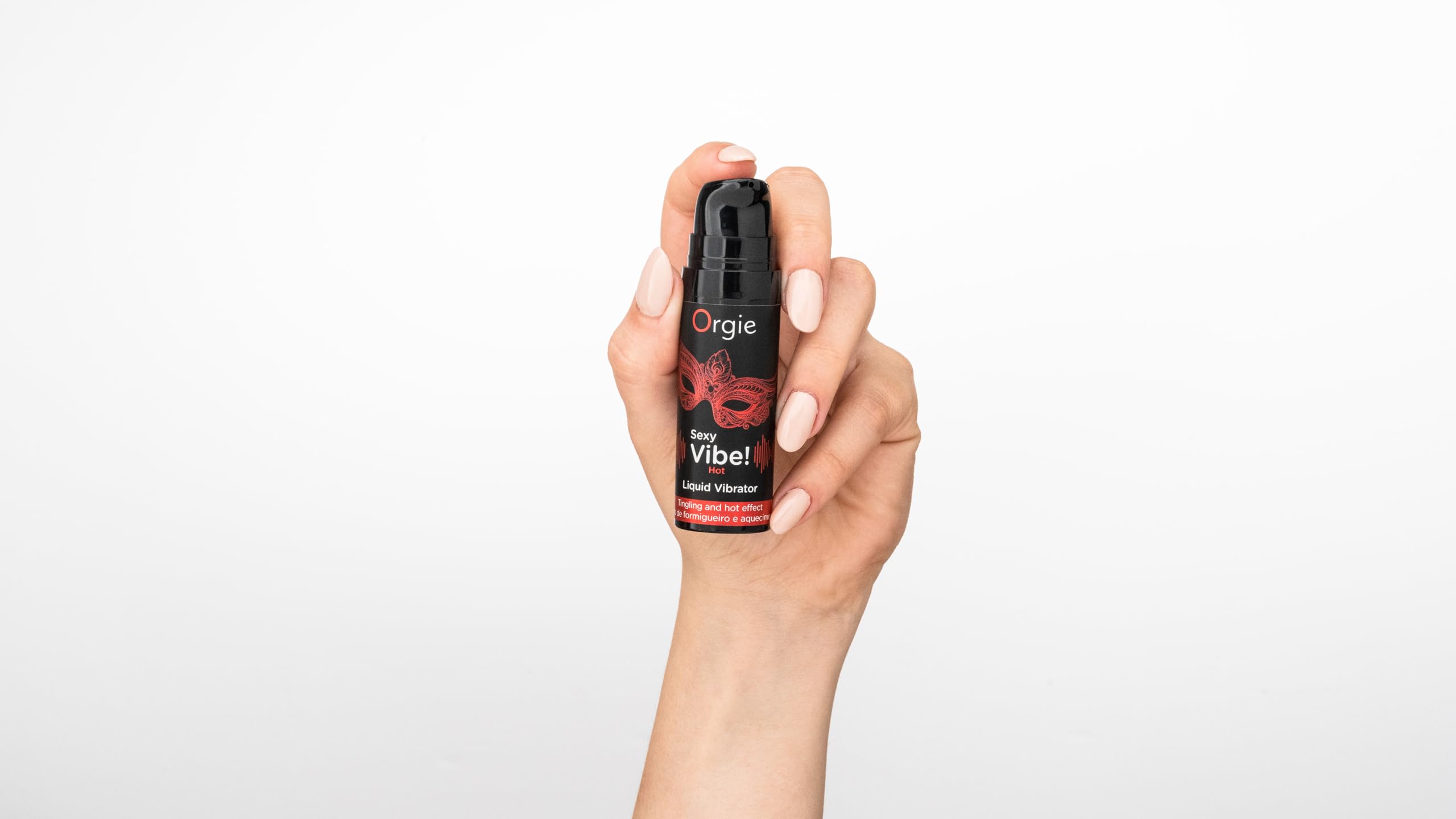 Orgie Sexy Vibe Hot Kissable Arousal Gel - Effetto formicolio e riscaldamento al gusto di fragola - 15 ml