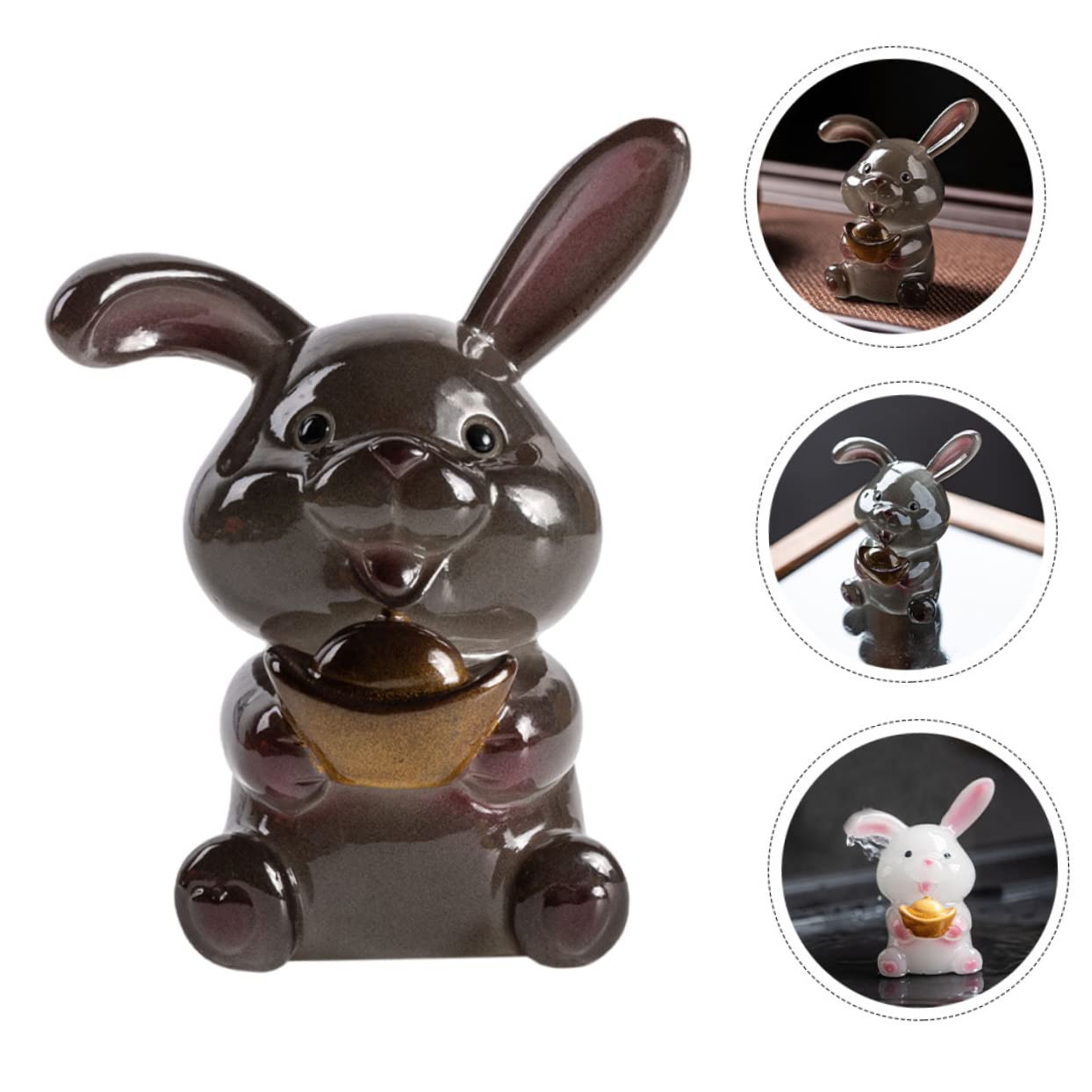 Amazon.co.jp: STOBOK 色が変わるうさぎの飾り ミニニンジン