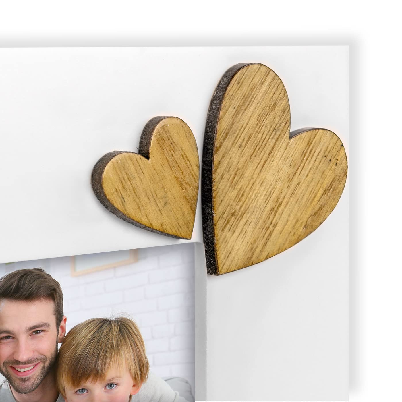 Generico Cornice Portafoto In Legno 10x15 Per Nonni Con Scritta A Rilievo E Foto Inclusa, Idea Regalo Personalizzata - 2