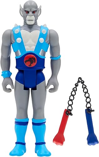Miniatura 2 de Super7 Thundercats Panthro (variante de juguete) - Figura de acción Thundercats de 3.75 pulgadas con accesorio, colección clásica de programas de