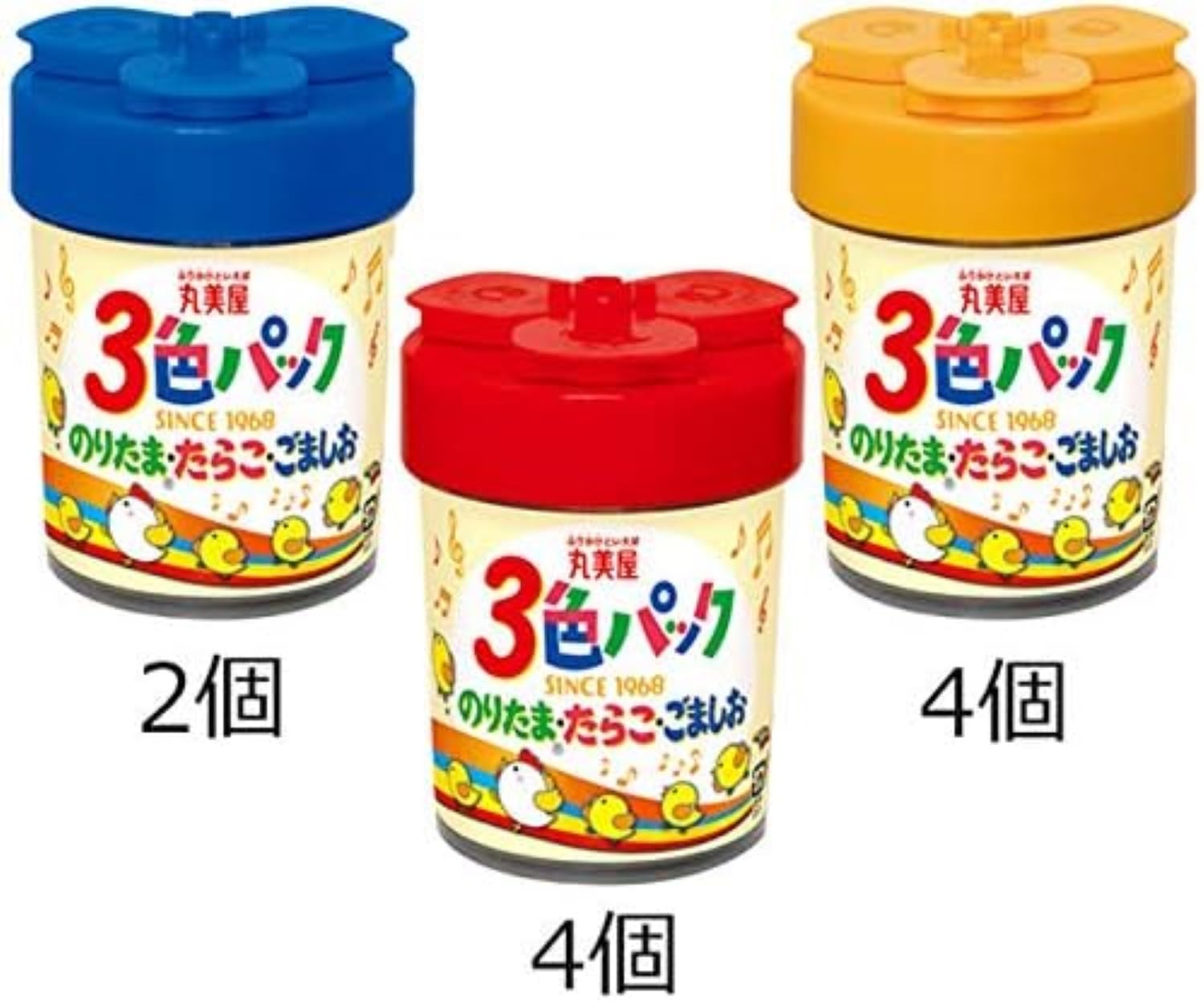 Amazon.co.jp: 丸美屋 ふりかけ 3色パック 容器入 56g ×10個 : 食品