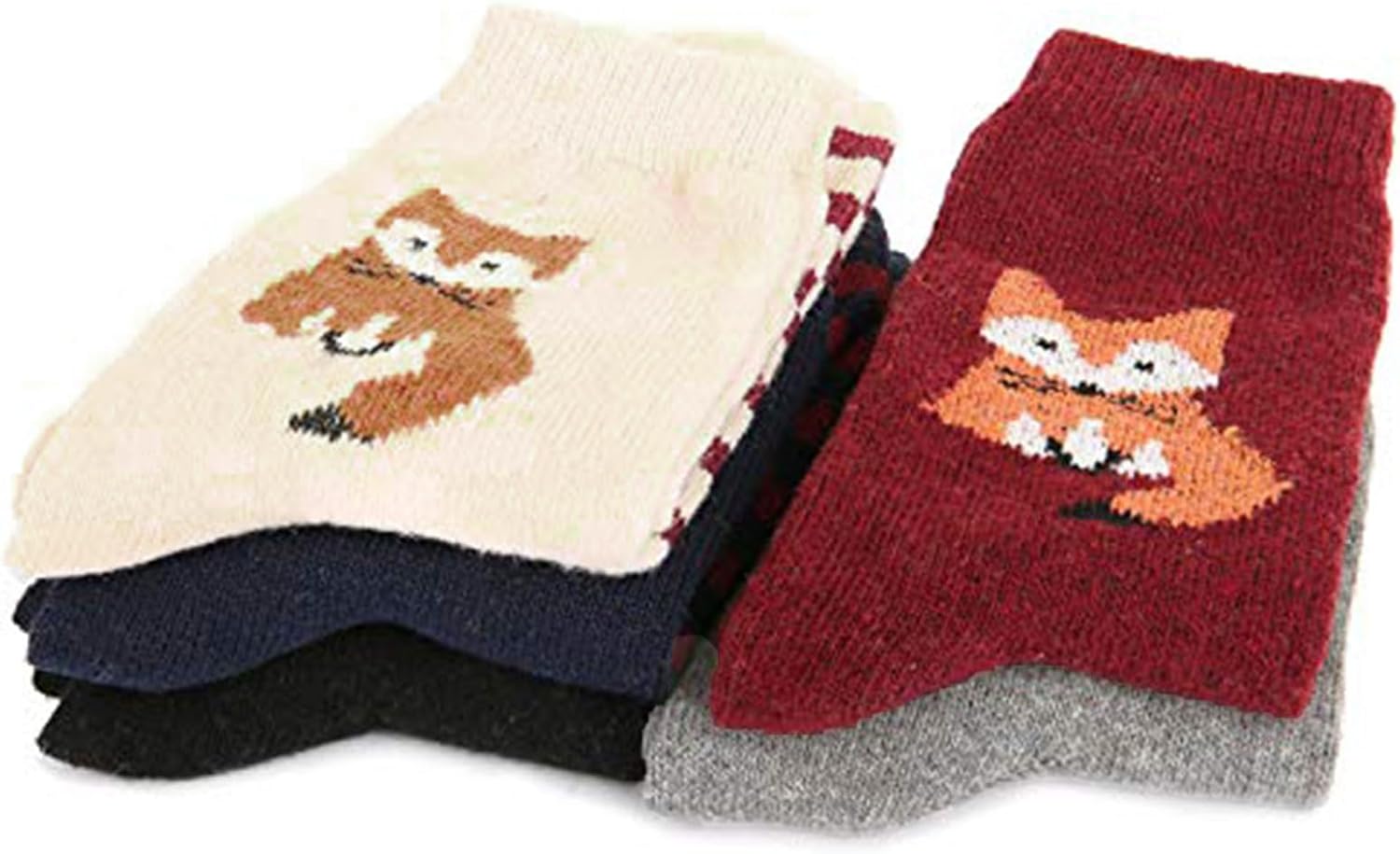 Benefeet Sox Womens Wool Socks Warm Winter Socks Soft Thick Knit Socks Thermal Cozy Boot Socks Comfy Cabin Crew Sock 5 Pack - Image 4