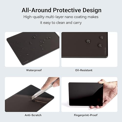 Miniatura 6 de SmallRig 4 filtros ND 1.8 (6 topes) de 5.65, filtro cuadrado de densidad neutra, vidrio óptico B270 recubierto multicapa de 0.156 pulgadas de