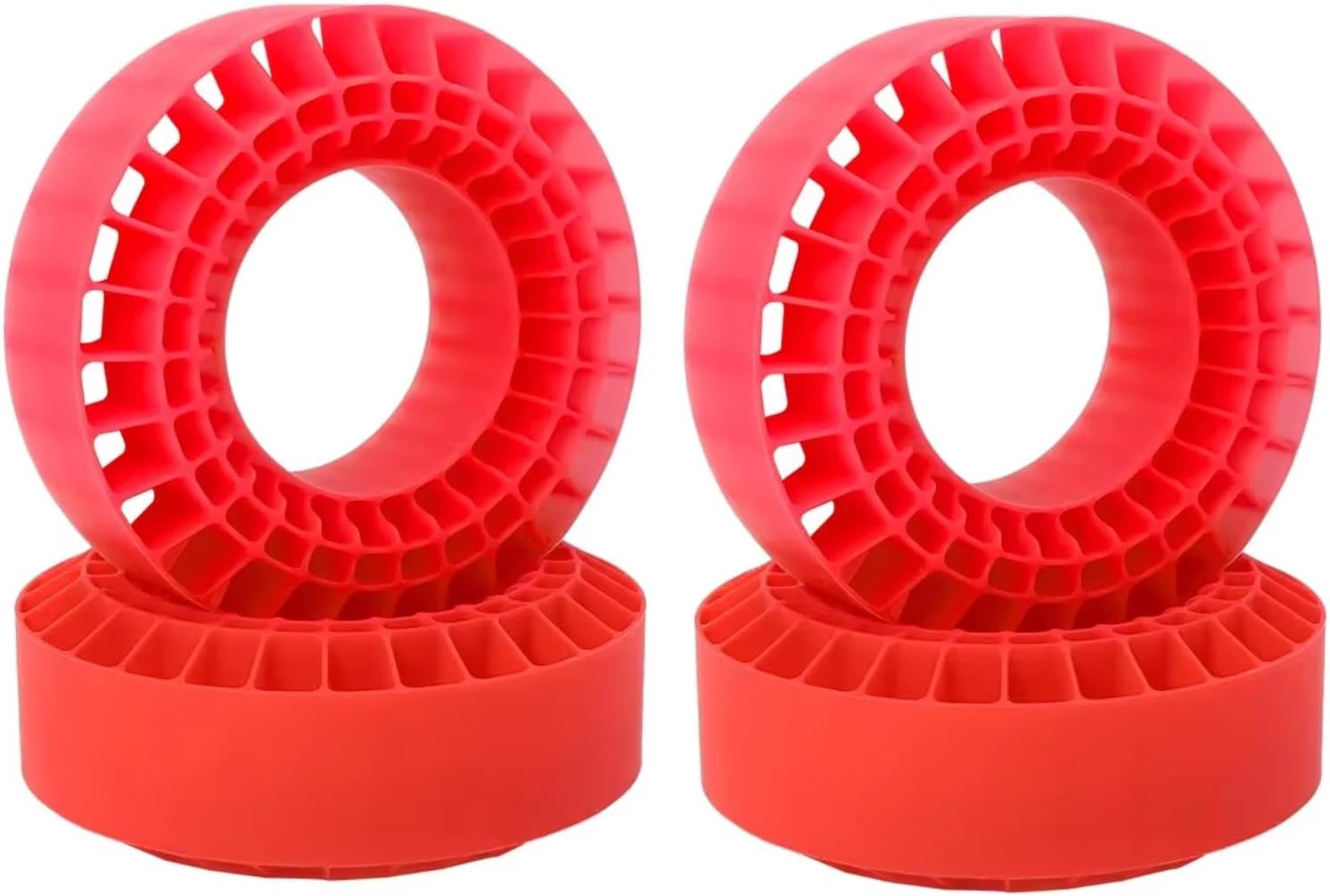 TRX4 SCX10用 Capra TF2 GEN8 1/10用 4個 シリコーンゴムインサートフォーム 118-122mm 外径4