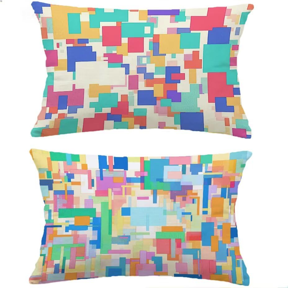 Housse de coussin décorative imperméable 60x90 anti-UV pour extérieur