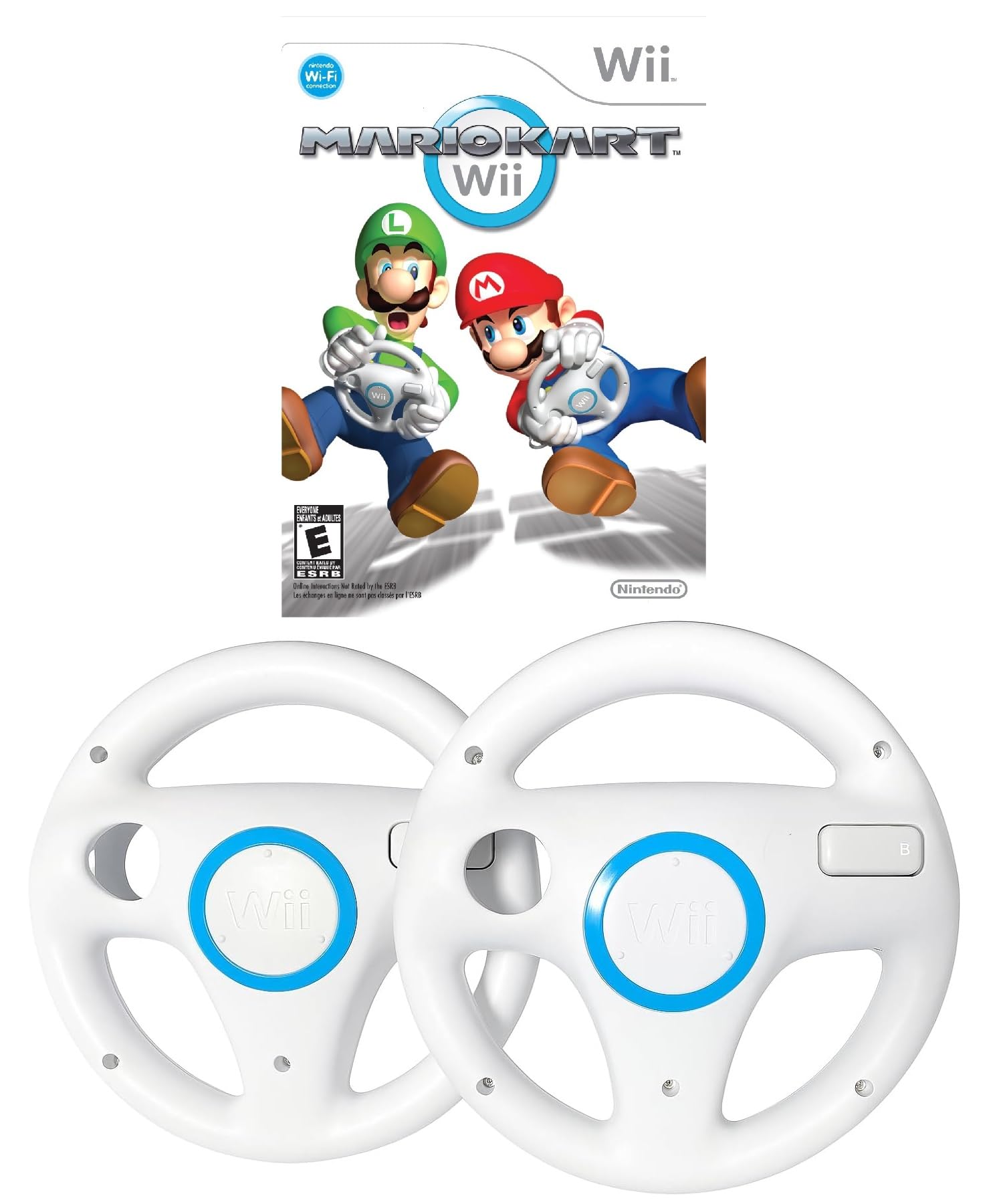 Amazon.com: Nintendo Mario Kart Wii with Wii Wheel (Renewed