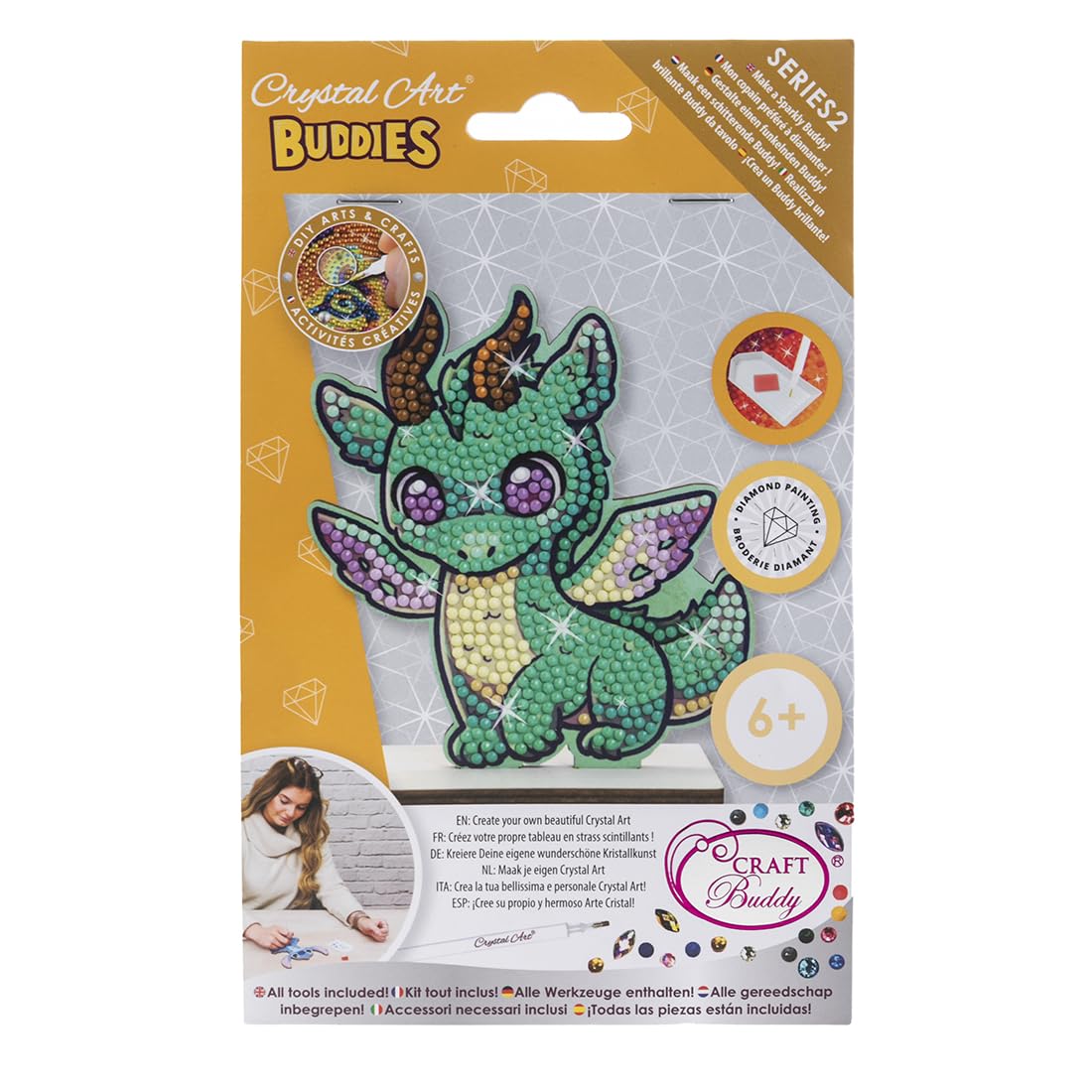 CRYSTAL ART Kit figurine à diamanter - Disney Simba - BCD CRYSTAL ART Kit figurine à diamanter - Disney Simba - BCD
