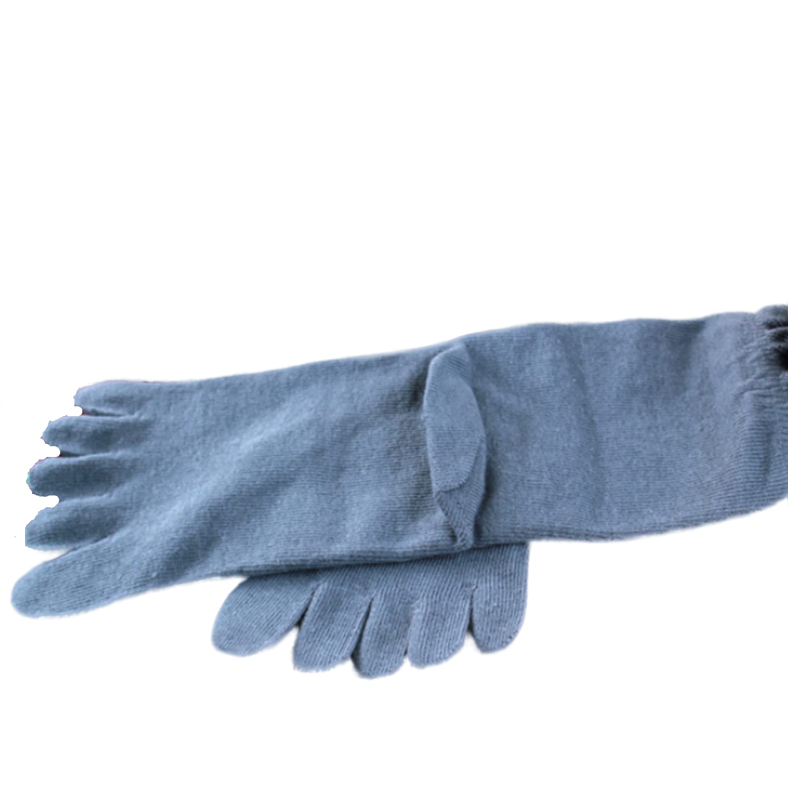 MOGSA Calcetines de dedo del pie 5 piezas para mujer, cómodos calcetines de algodón de cinco dedos, calcetines bordados con dedos separados
