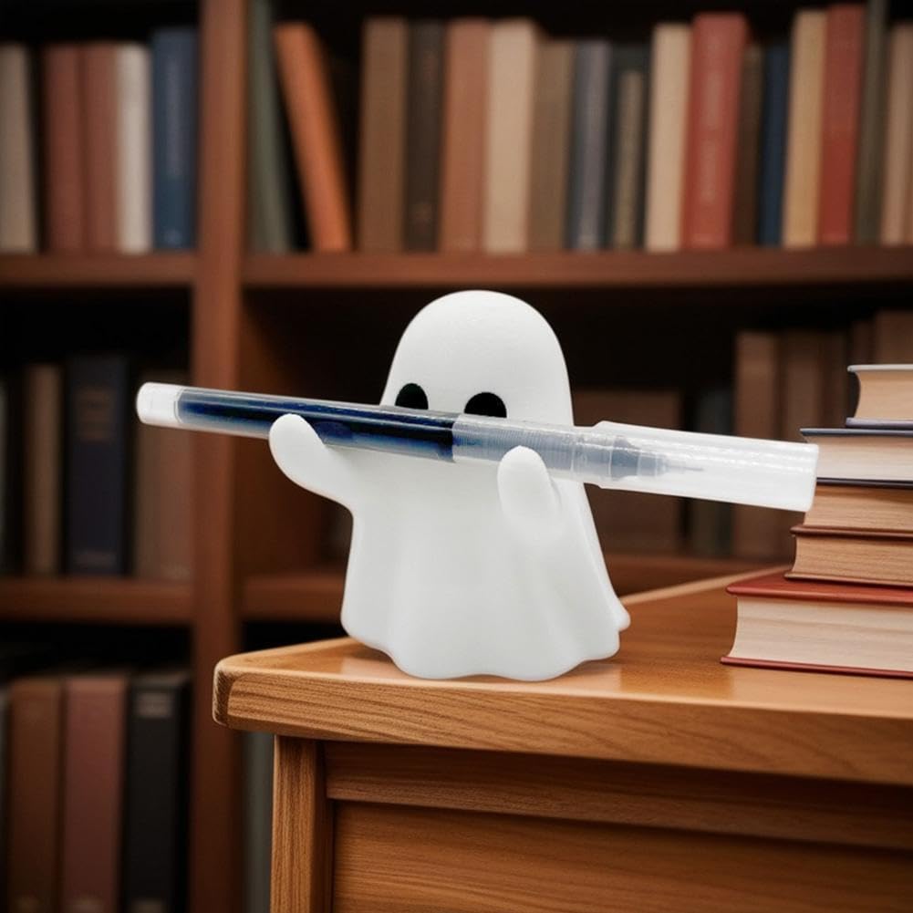 Figurine Fantôme Décoratif "Doigt D'Honneur" - 8 Cm - Humour Horreur Pour Halloween Ou Bureau - 11