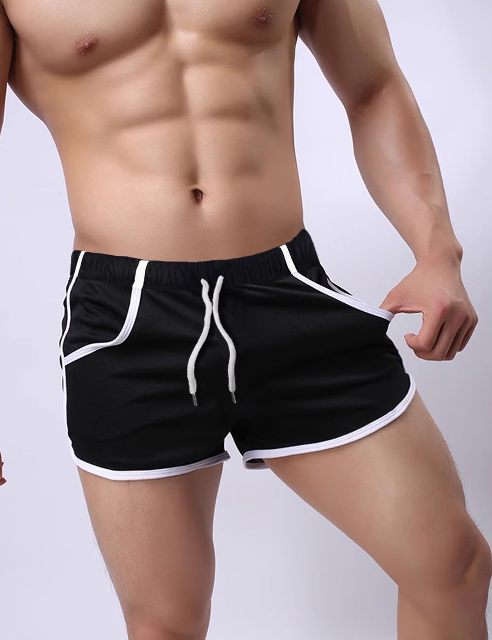 GYMAPE Men's Mesh Athletic Shorts for Workout Running Quick Dry Lightweight - Image 2