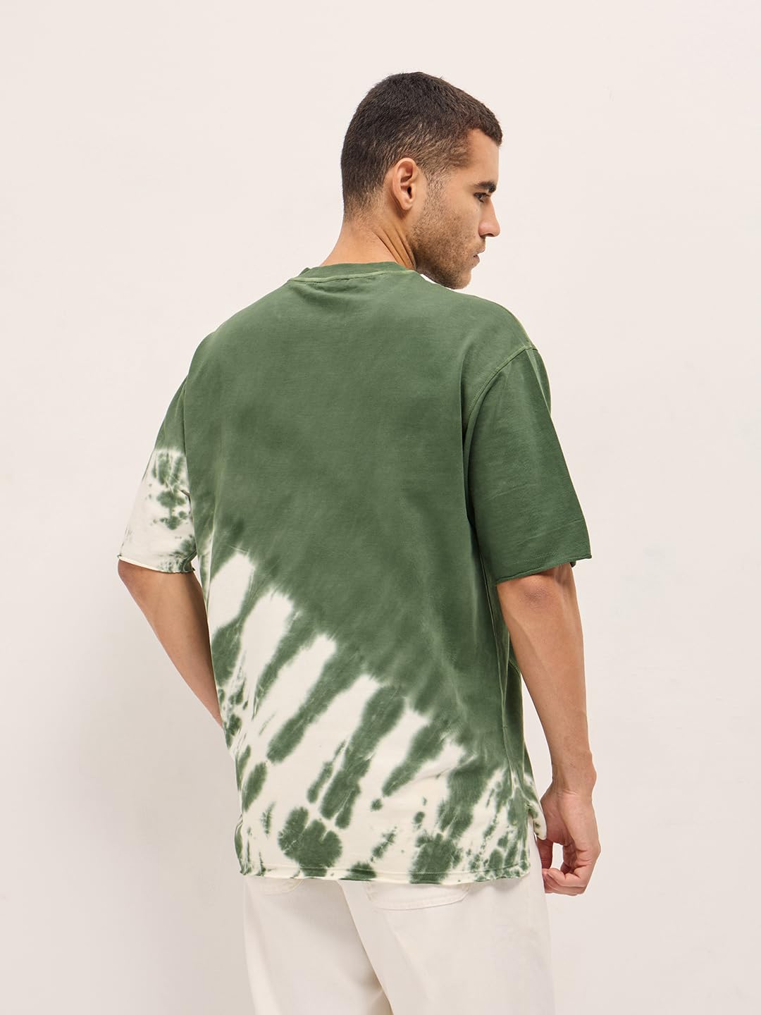 THE BEAR HOUSE Men's Tie-Dye Oversized Fit T-Shirt 1