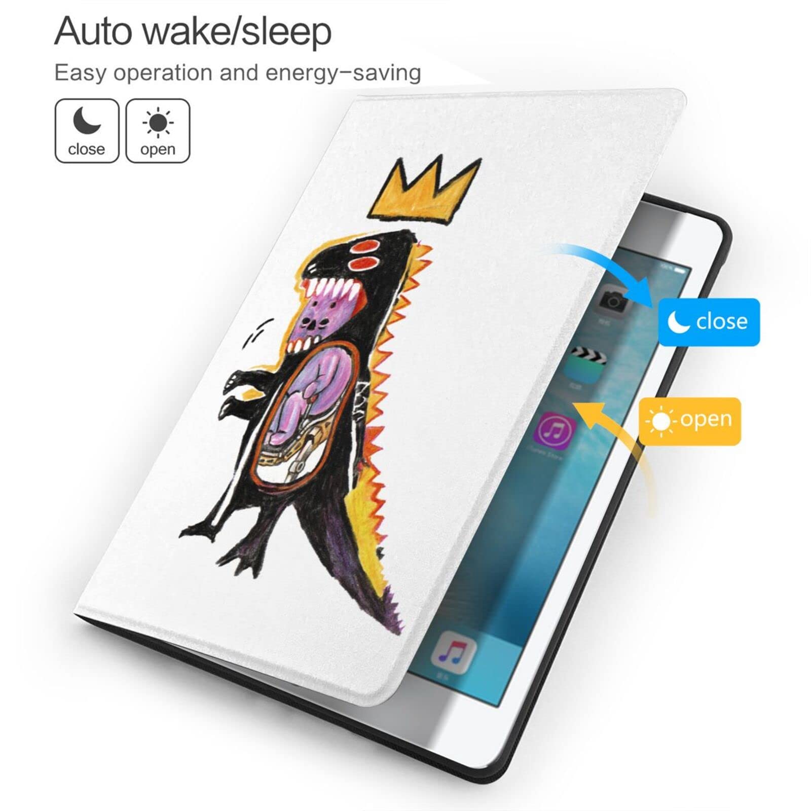 Apple iPad Air3 2種類のケース付き Amazon.co.jp: Ipad 第7/8/9世代 ケース ジャン＝ミシェル・バスキア