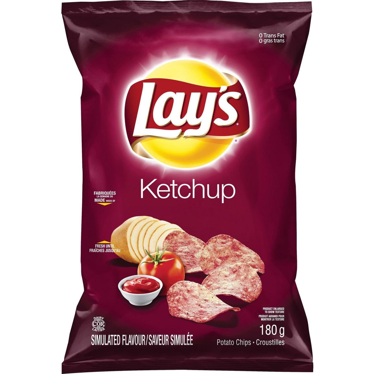 Lays Ketchup Chips 1 Bag