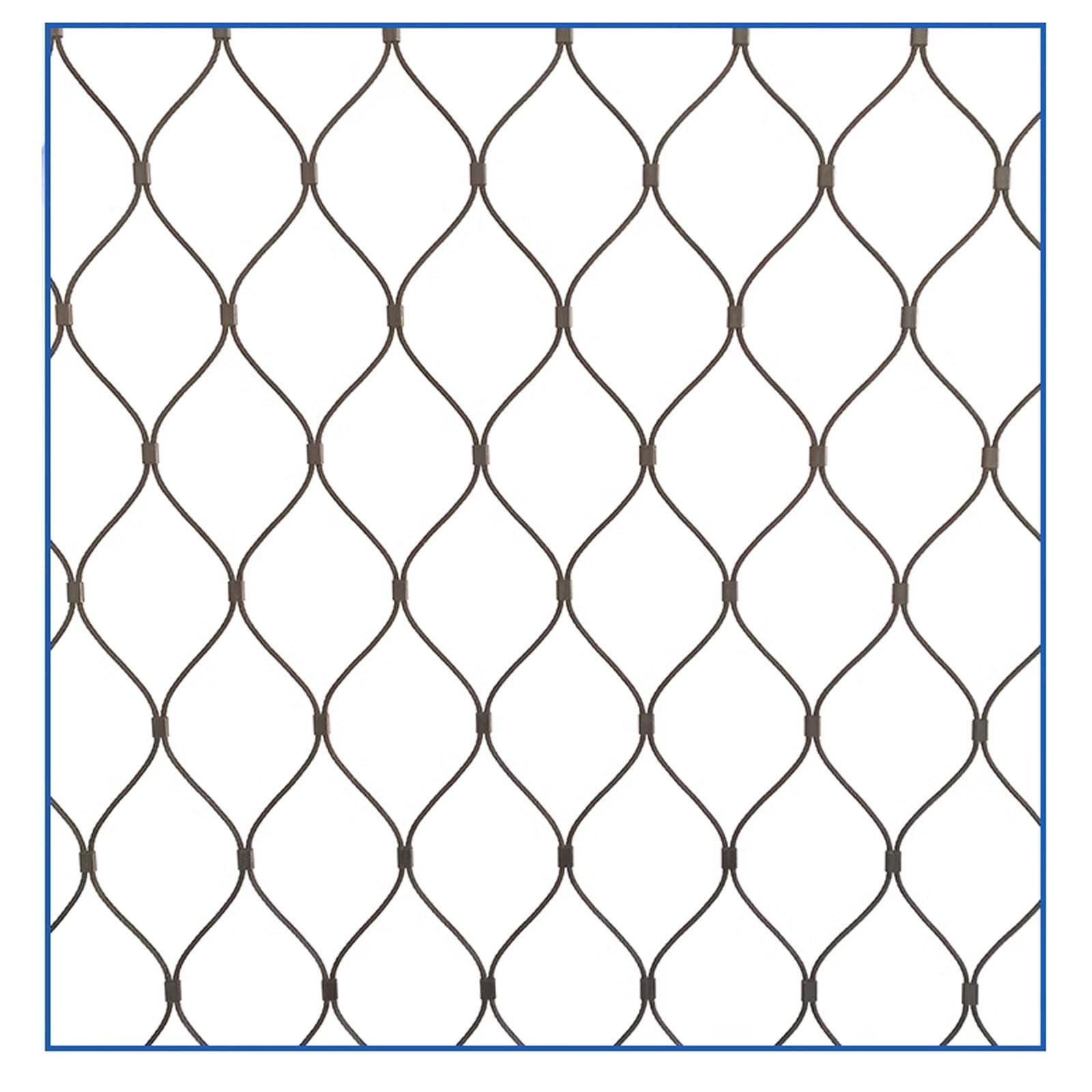 Treillis métallique en acier inoxydable 304 robuste pour sécurité de balcon