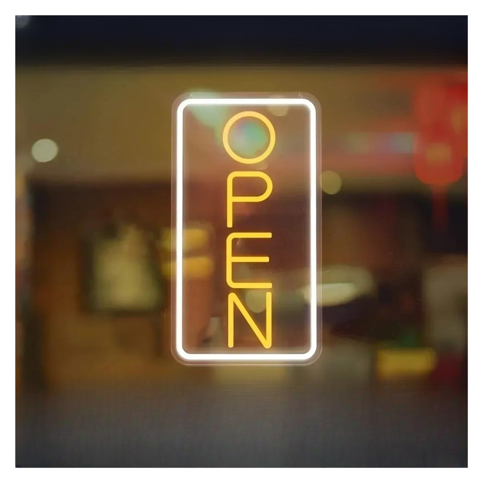 SHOUXI Sign Lamp Open Neon Sign USB Powered for Club, Commercial Restaurant, Cafe, Multipurpose Decorative Wall Mounted Lights 23cmх42cm