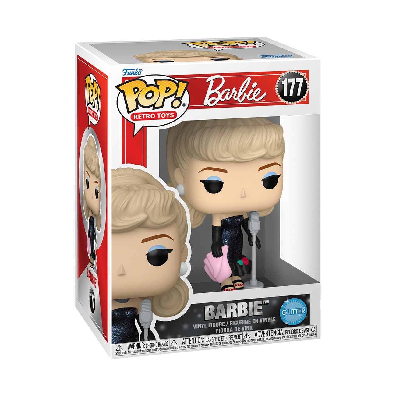 Funko POP! Retro Toys: Barbie - In the Spotlight - Glow in the Dark - Collectable Vinyl Figure - Gift Idea - Official Merchandise - Toys For Kids & Adults - Model Figure for Collectors and Display