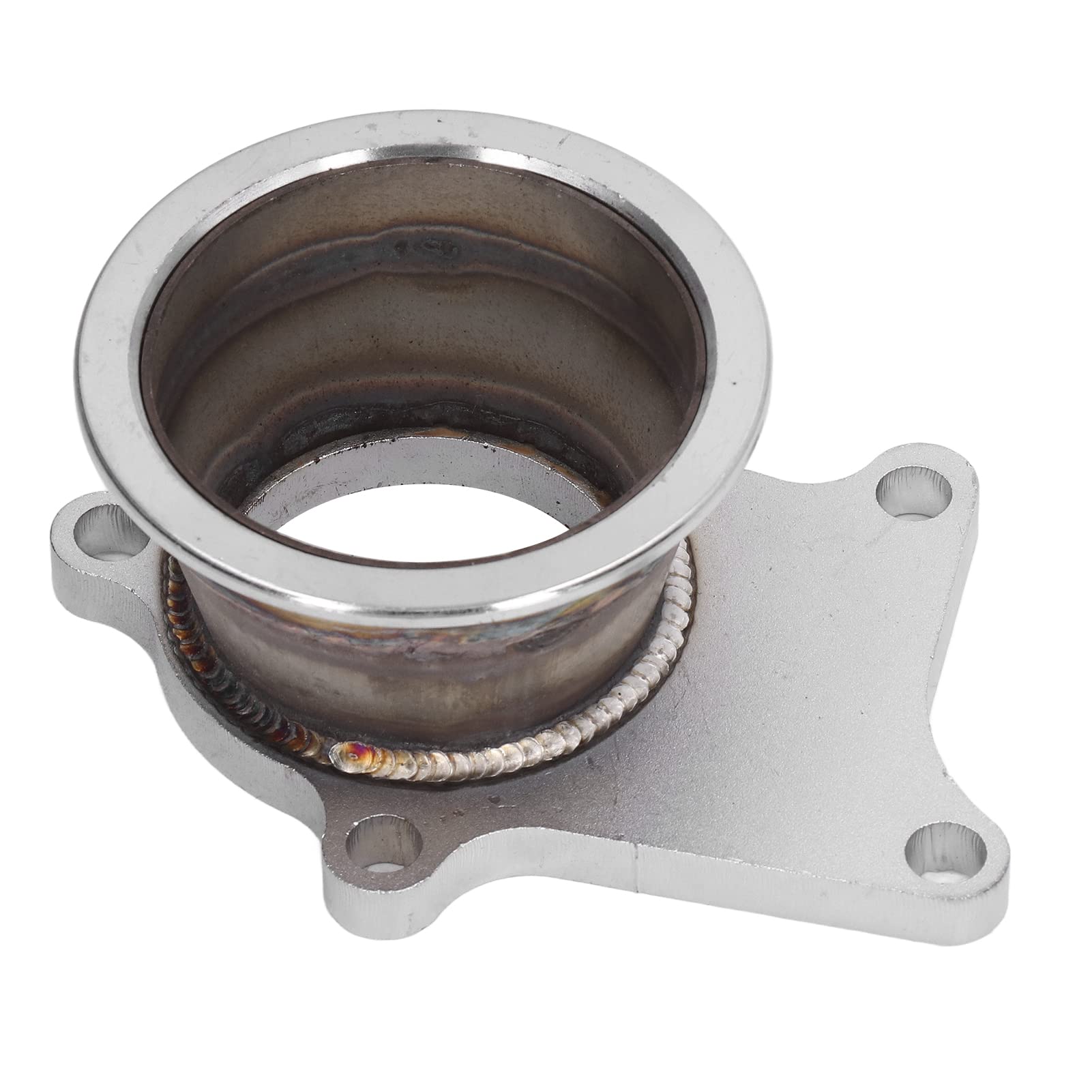 de Turbo à Tuyaux, 5 Boulon à 3 Pouces V Adaptateur avec Débit Maximum pour Turbo T3 T4, Acier Inoxydable