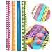 Bilipala Paper Quilling DIY Flowers Petal Shapes Quilling Paper Strips, 8 Types, 9 Colors, 72 Strips