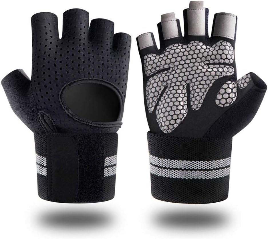 guanti da allenamento per il sollevamento pesi da donna con supporto per il polso