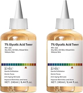 Tónico exfoliante facial con ácido glicólico ...