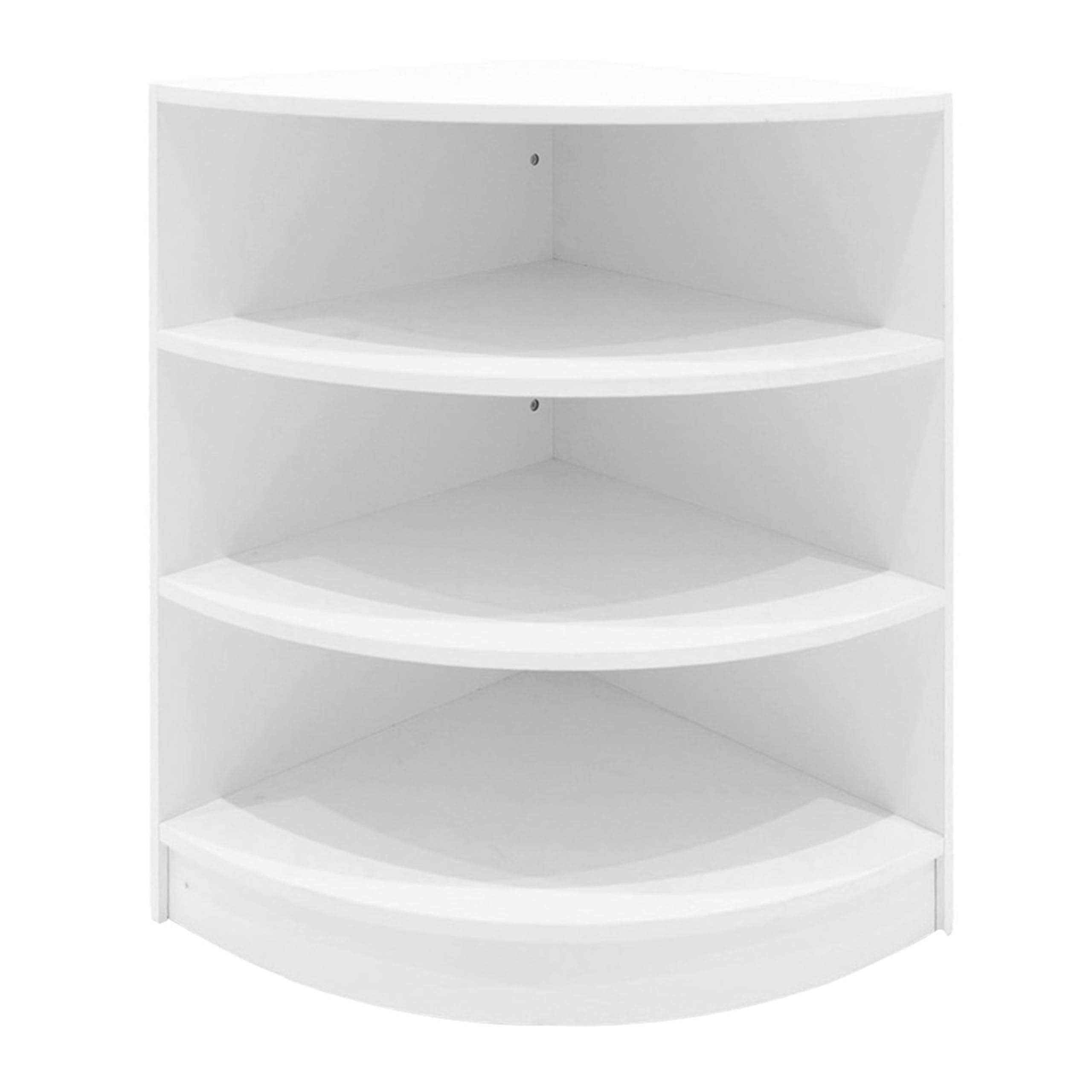 Comptoirs de Vente en MDF Blanc à LED Blancs Ensemble Sagittarius LM60 TB60 B1200 3 Unités de Rangement Étagères Internes Portes Coulissantes Verouillables Réception Bureau Vêtements [Clés INCLUS]