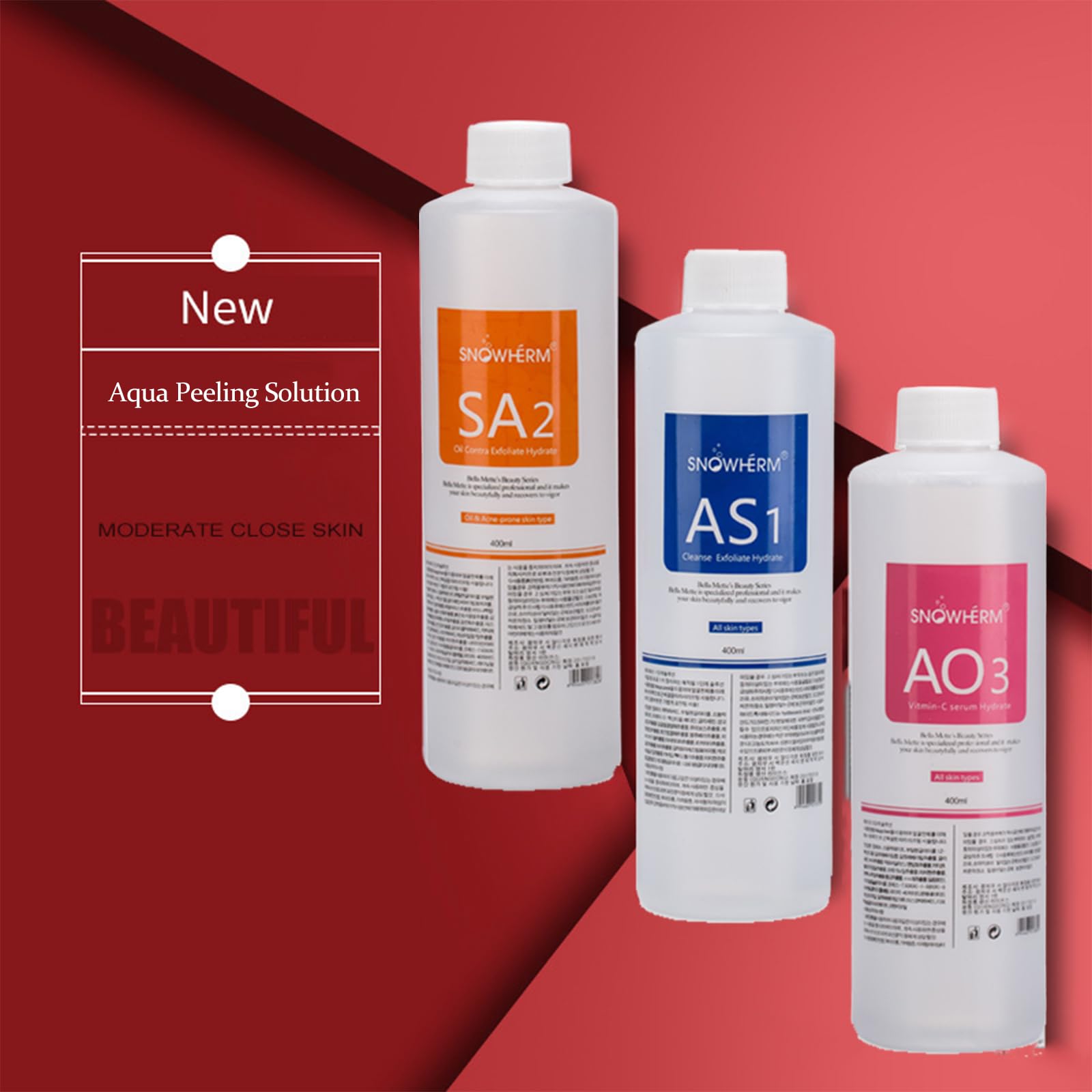 Professional Aqua Peeling Solution, 400ml, All Skin Types, Facial Cleansing and Hydration (AO3), 400 ml (Pack of 1) - Image 3