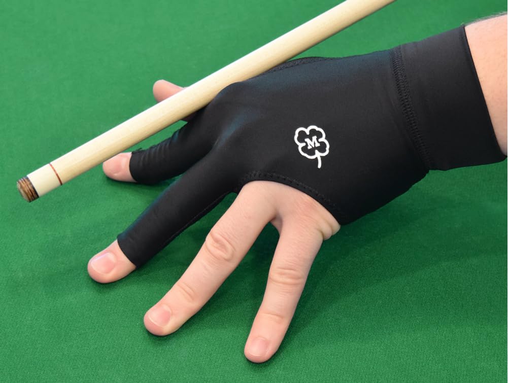Billiard Pool Glove - Left Hand Fit for Right Handed Players - Small
