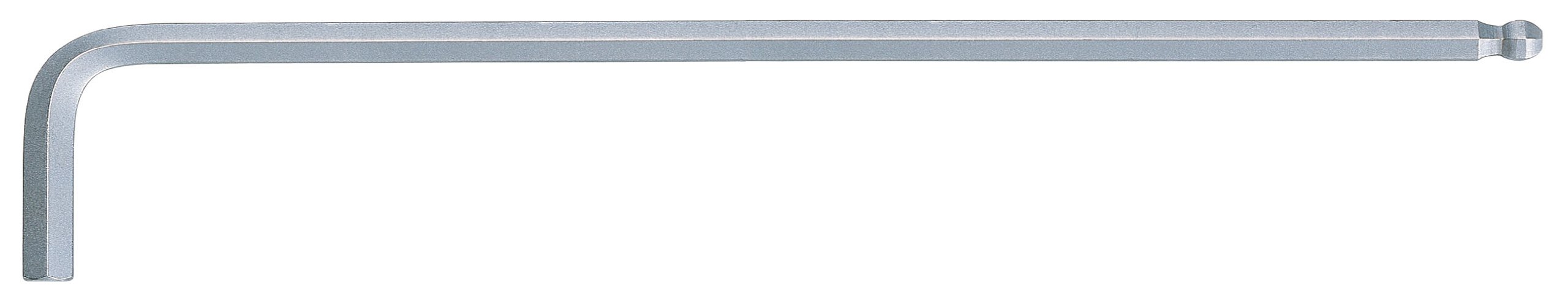 KS Tools 151.3314 Ball ended hexagon key wrench, extra long, 1/2'', Chrome