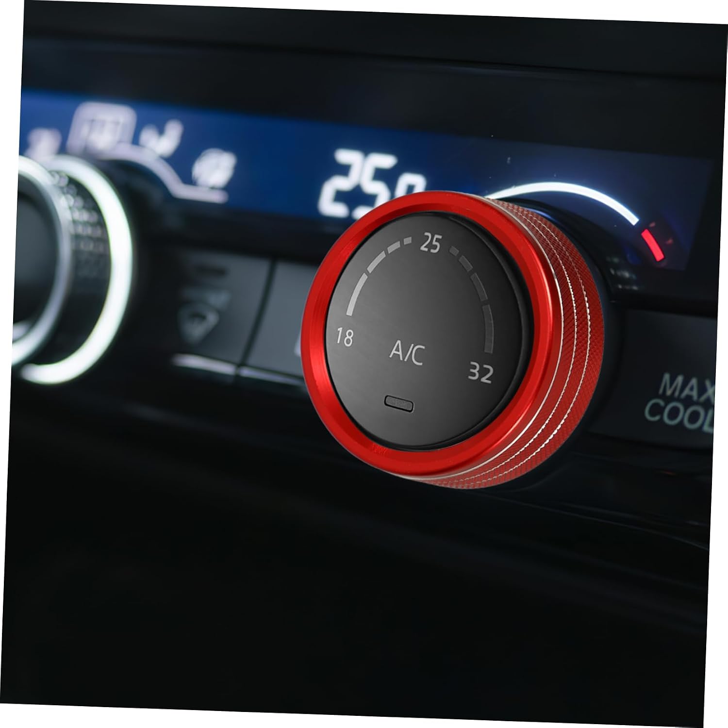 3pcs Car Interior Knob Decorative Air Conditioner Button Accessories for Easy to Clean Stylish Auto Interior Upgrades