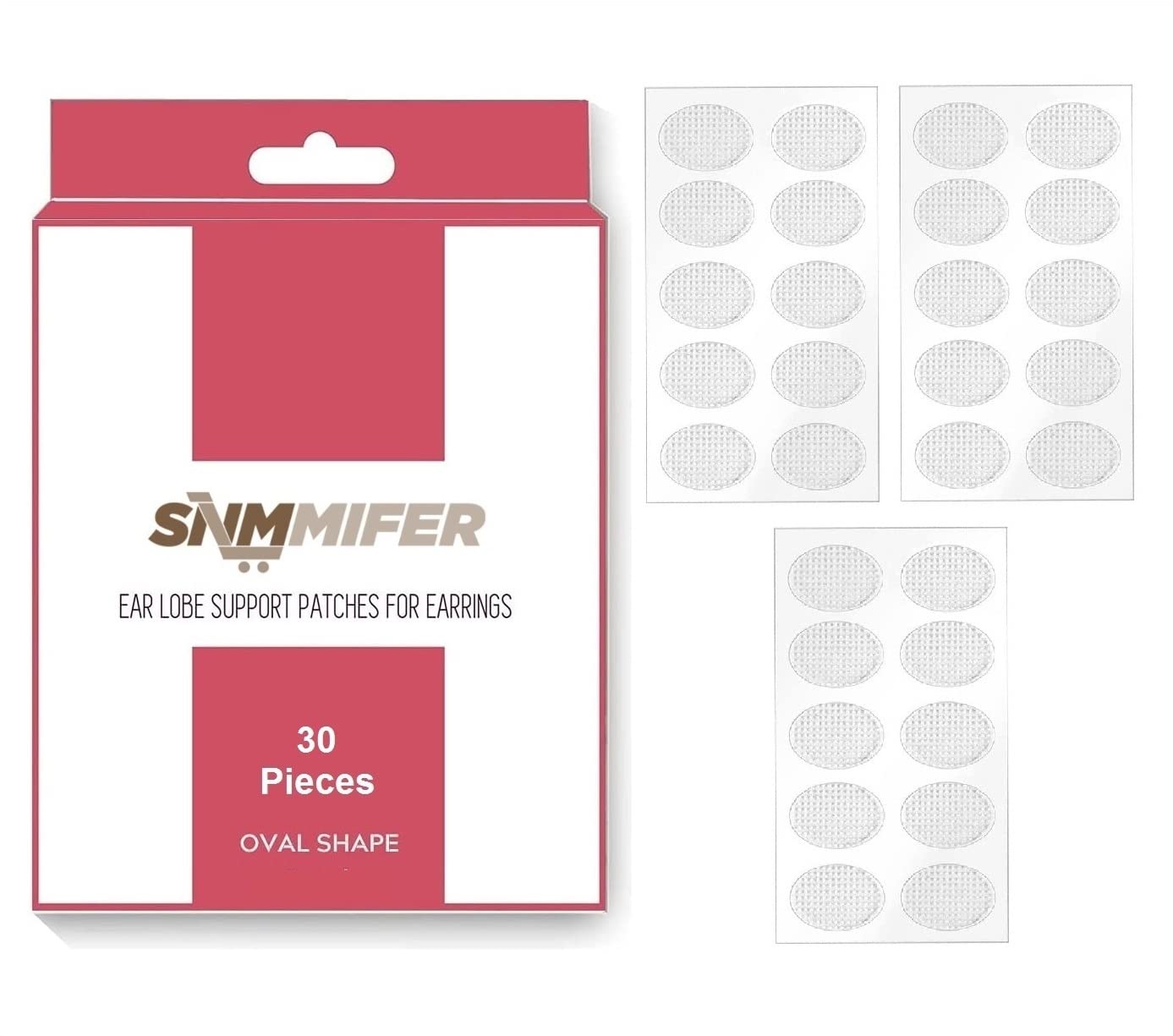 SNMMIFER Ear Lobe Tape/Invisible Ear Lobe Support Patch for Heavy Earrings Invisible Waterproof Stickers for Heavy Earrings Earring Lift Patches for Long Time Wearing Earrings Protect Healthy (30) (B0C3V5J59W) Amazon Price History, Amazon Price Tracker
