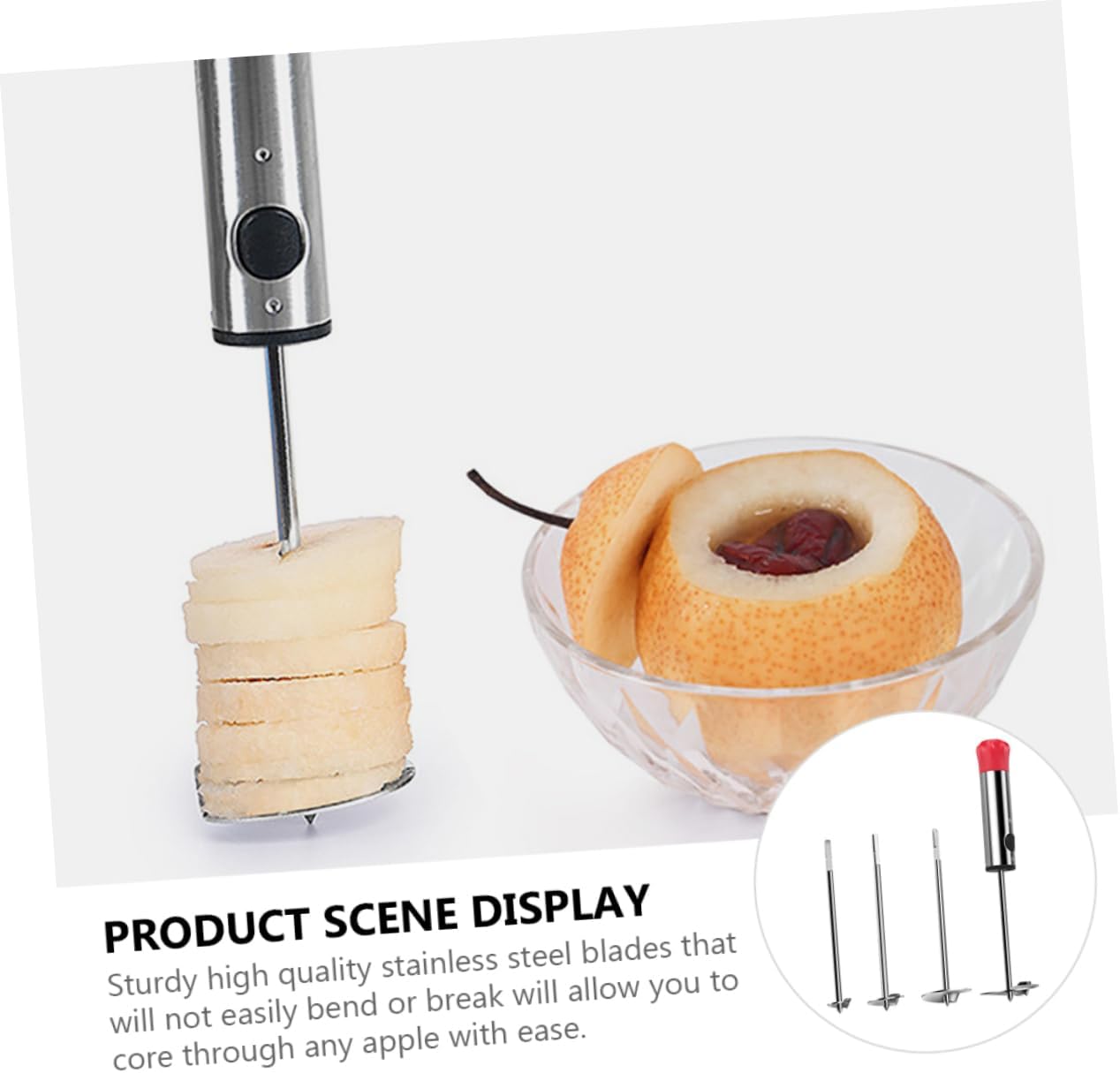 Unomor Bell Pepper Corer Heavy Duty Fruit Corer Safe and Convenient for Baking and Cooking