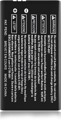 Miniatura 2 de Batería de repuesto de iones de litio de 2000 mAh para CTR-003, de ultra alta capacidad para consola de juegos Nintendo CTR-001 MIN-CTR-001 3DS N3DS