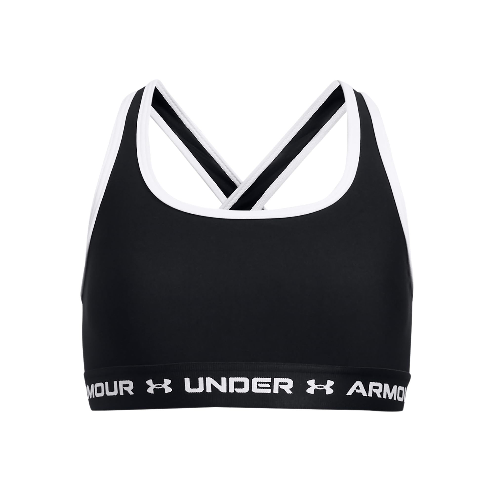 Under Armour Girl's G Crossback Mid Solid Shirt, YSM