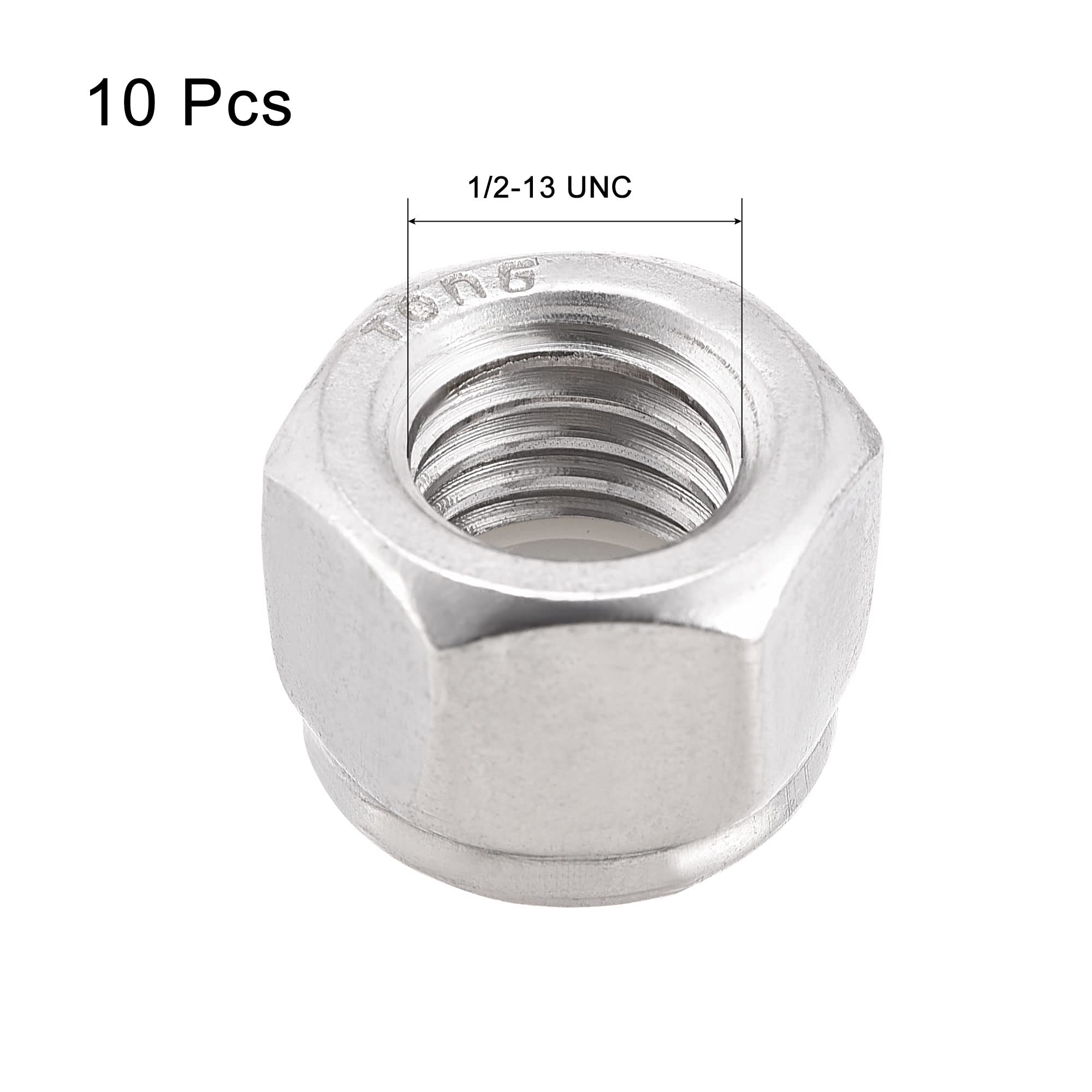 QUARKZMAN Flanschmuttern 3/8-16 - 20 Stück Edelstahl Verzahnt Sechskantmuttern