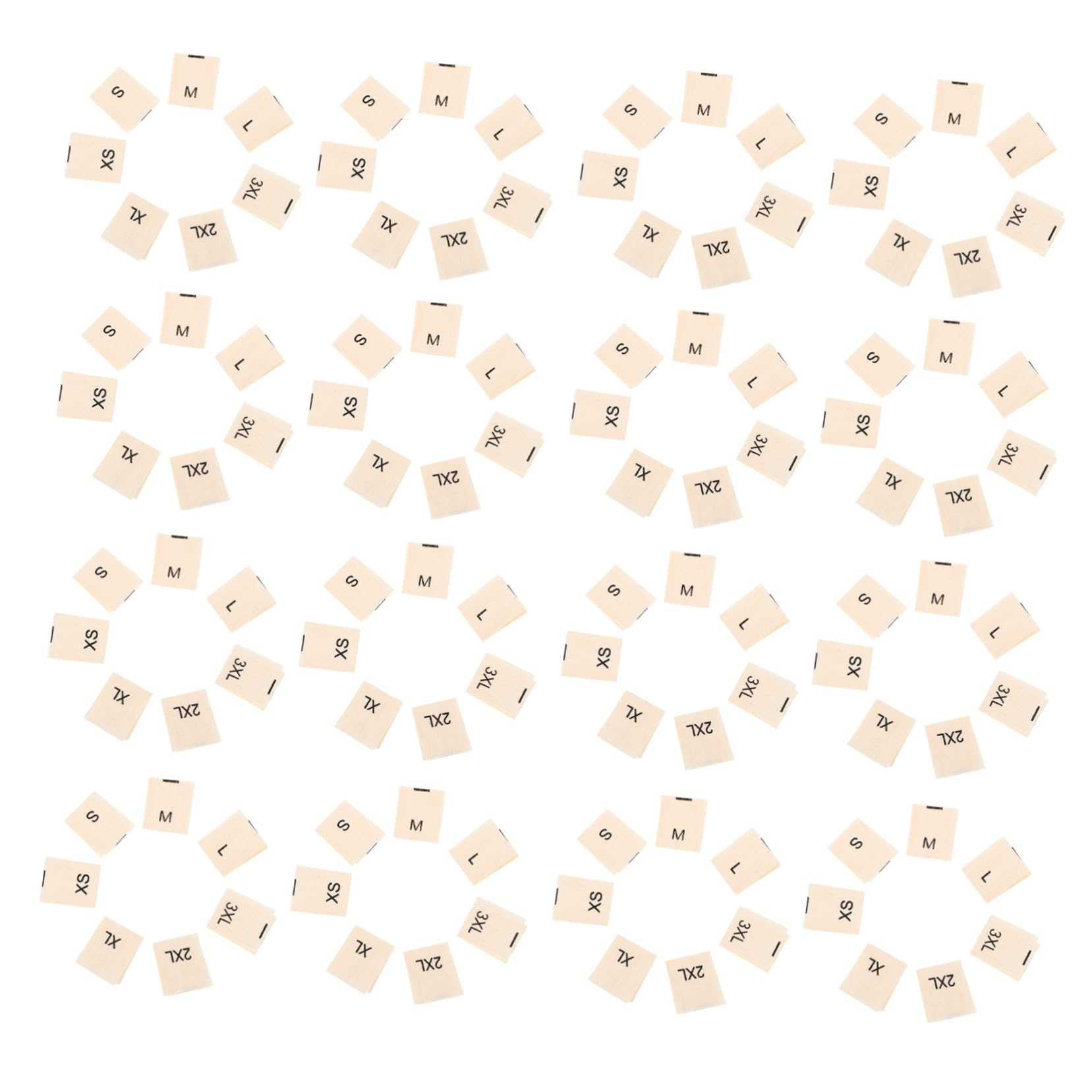 Étiquettes Thermocollantes Haute Résistance pour Vêtements, Support Blanc Souple
