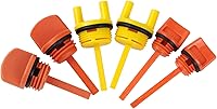 WOTIAN Oil Filler Cap Kit for Predator Firman Champion 389cc 420cc 439cc 459cc Engines Generators - 6pcs 3 Sizes M20 M26 M30 Dipstick