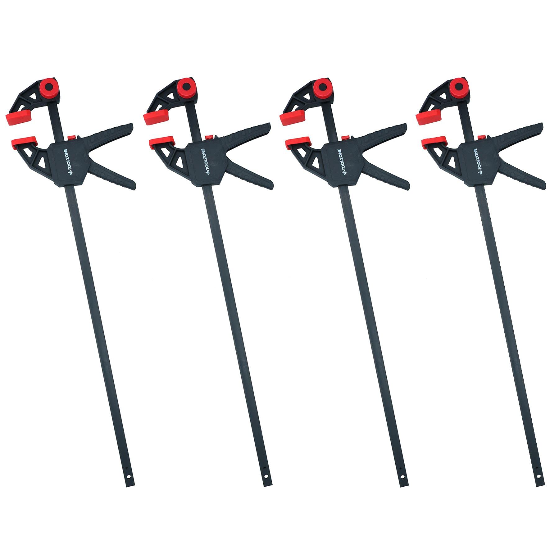 Ab Tools Black 24” Quick Grip Rapid Ratchet Vice Bar Clamps Holder Spreader Speed Clamp 4Pc